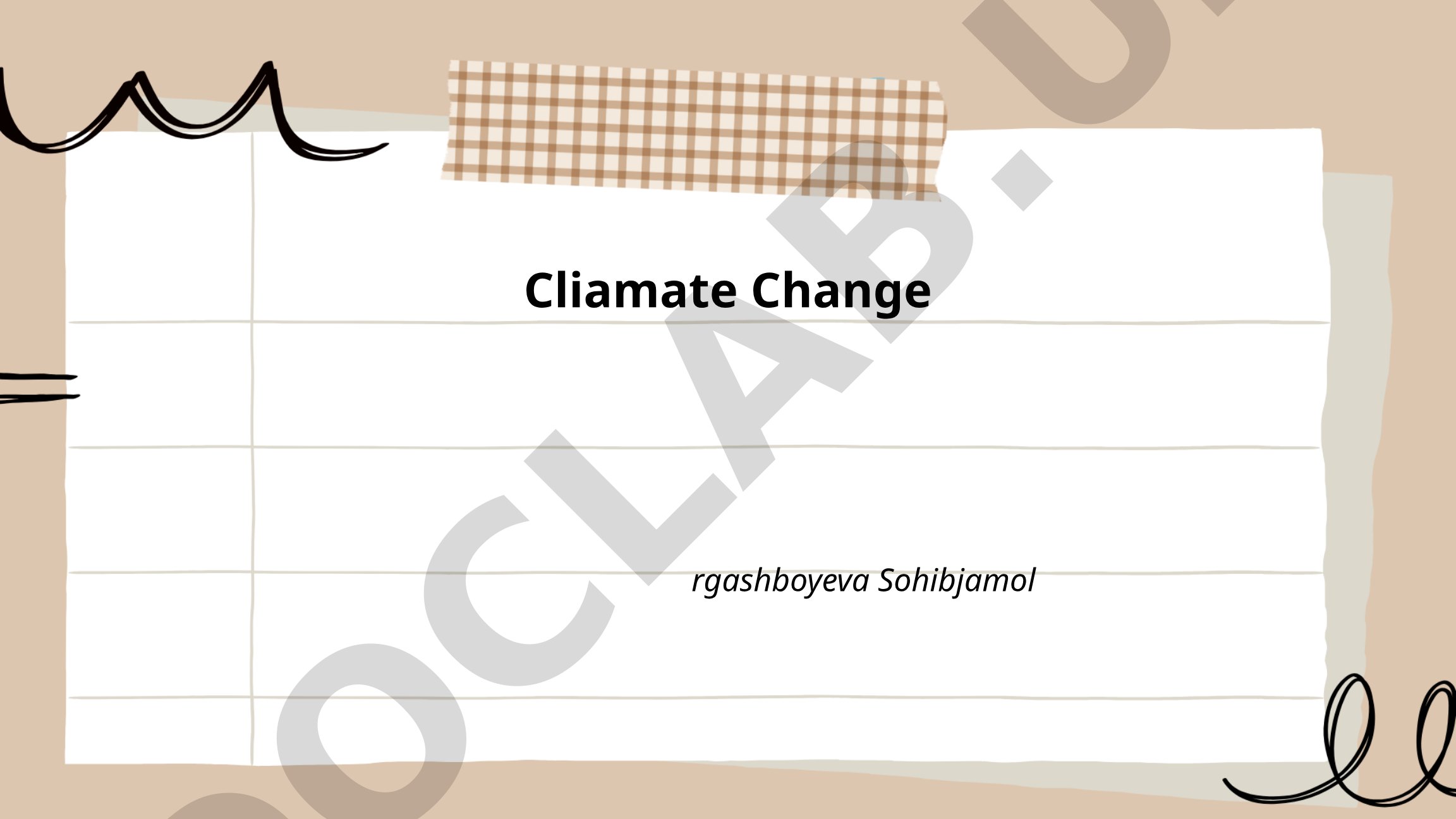 The Greenhouse Effect and Global Warming