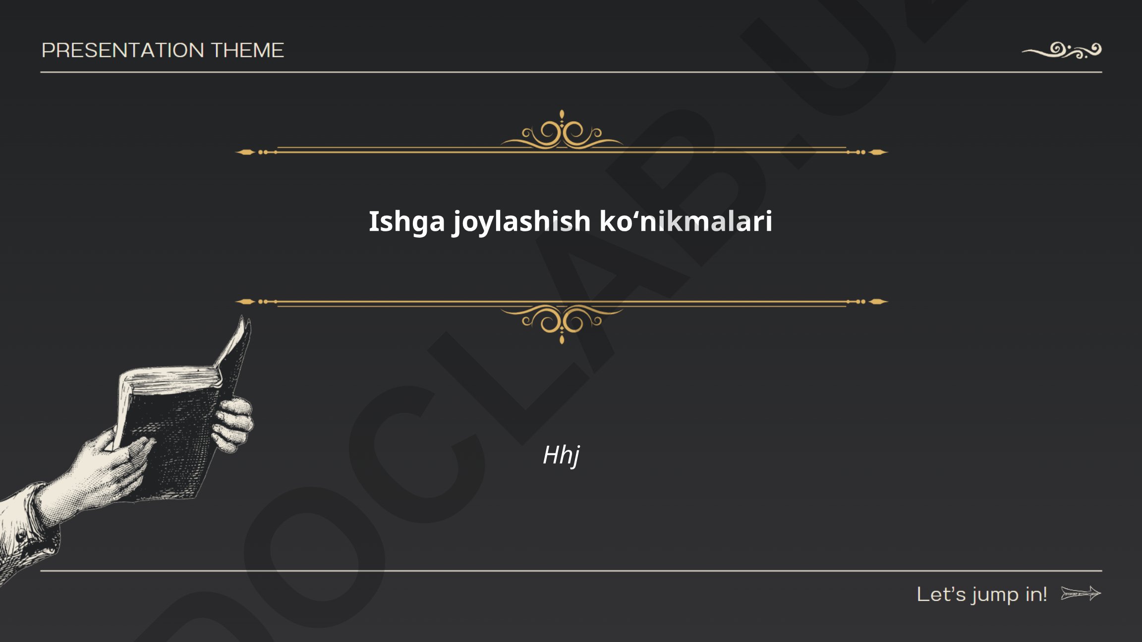 Ishga joylashish ko'nikmalari