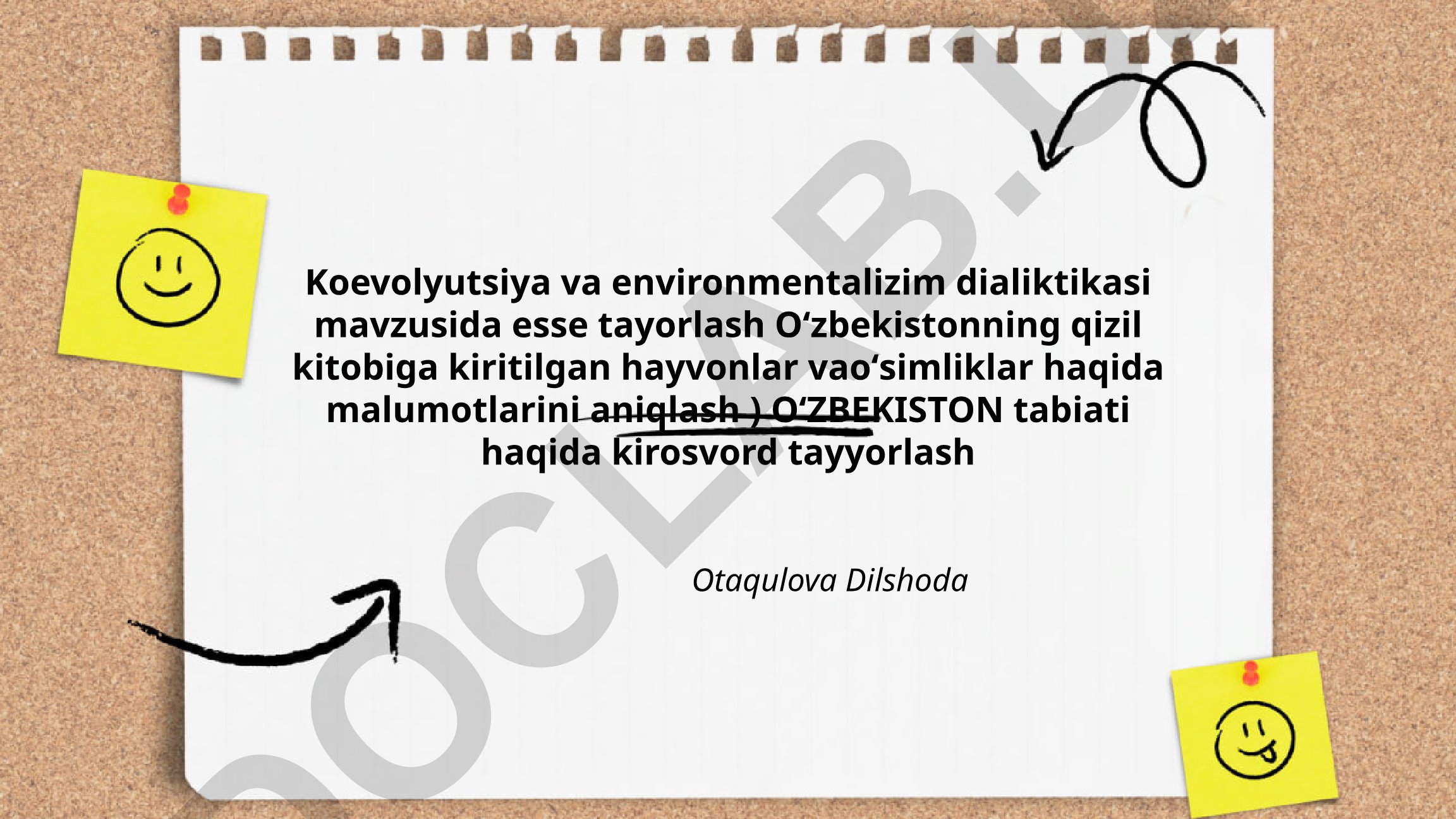 Koevolyutsiya va environmentalizm dialektikasi