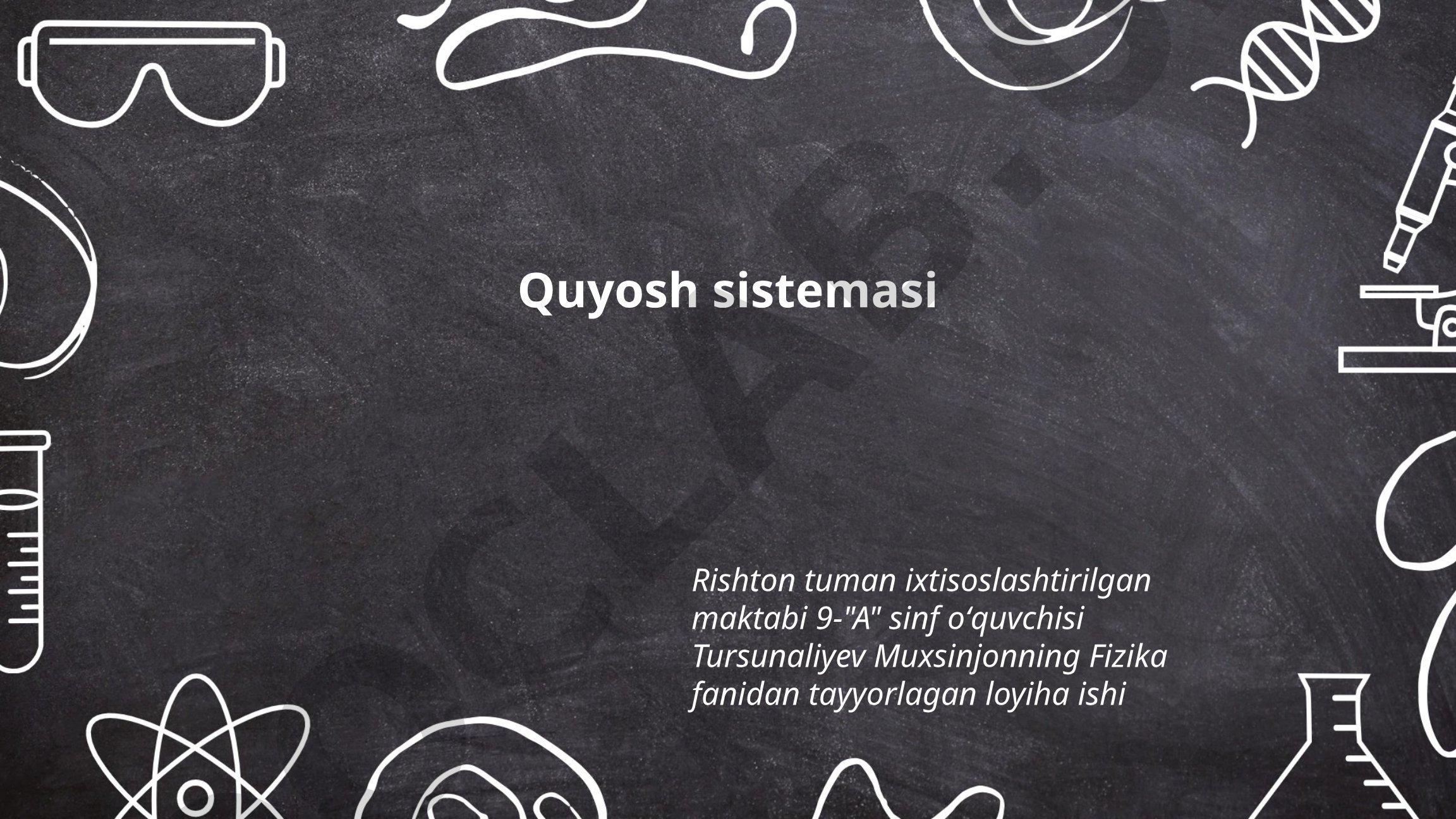 Quyosh sistemasi