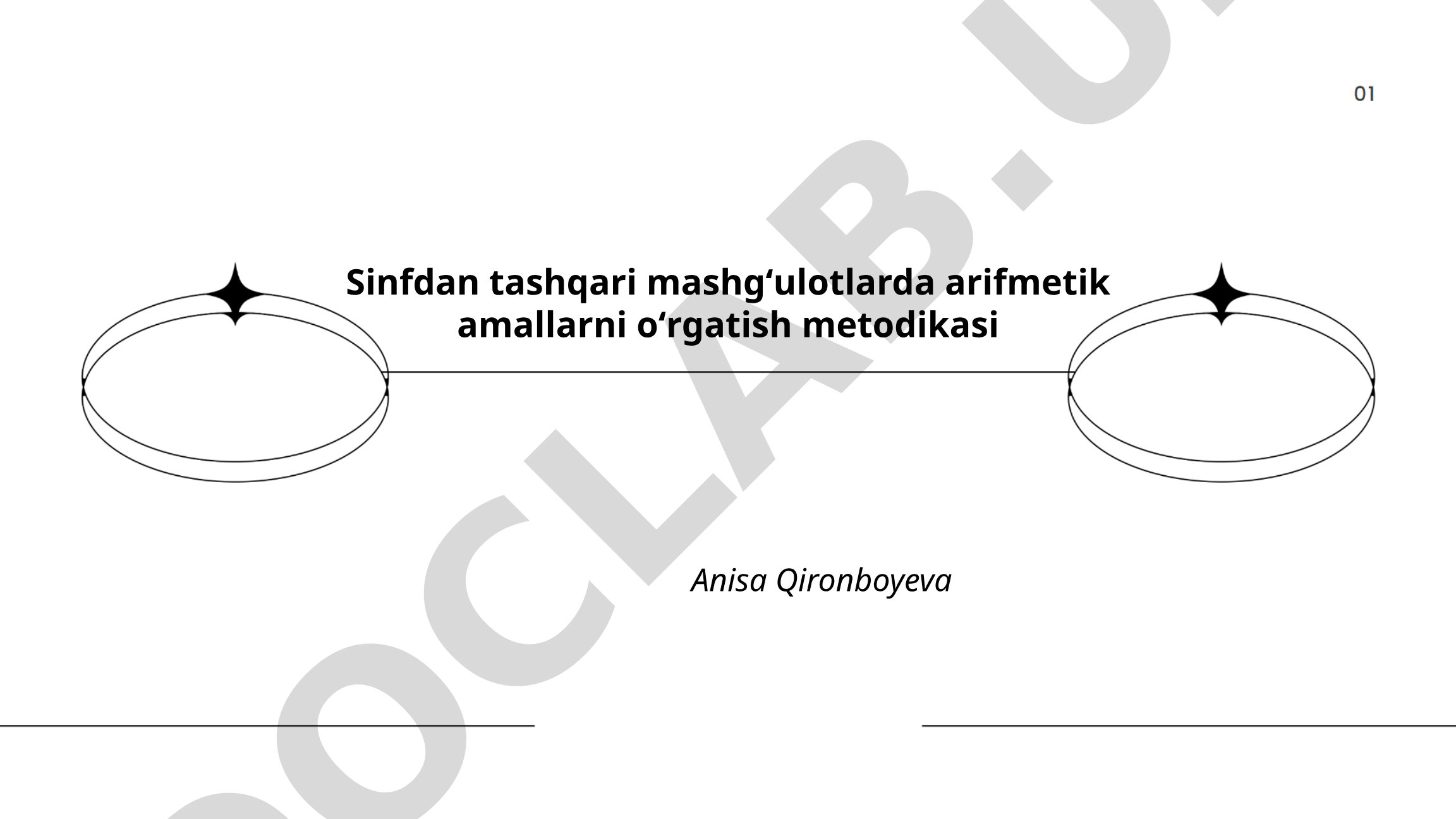 Sinfdan tashqari mashgʻulotlarda arifmetik amallarni oʻrgatish metodikasi
