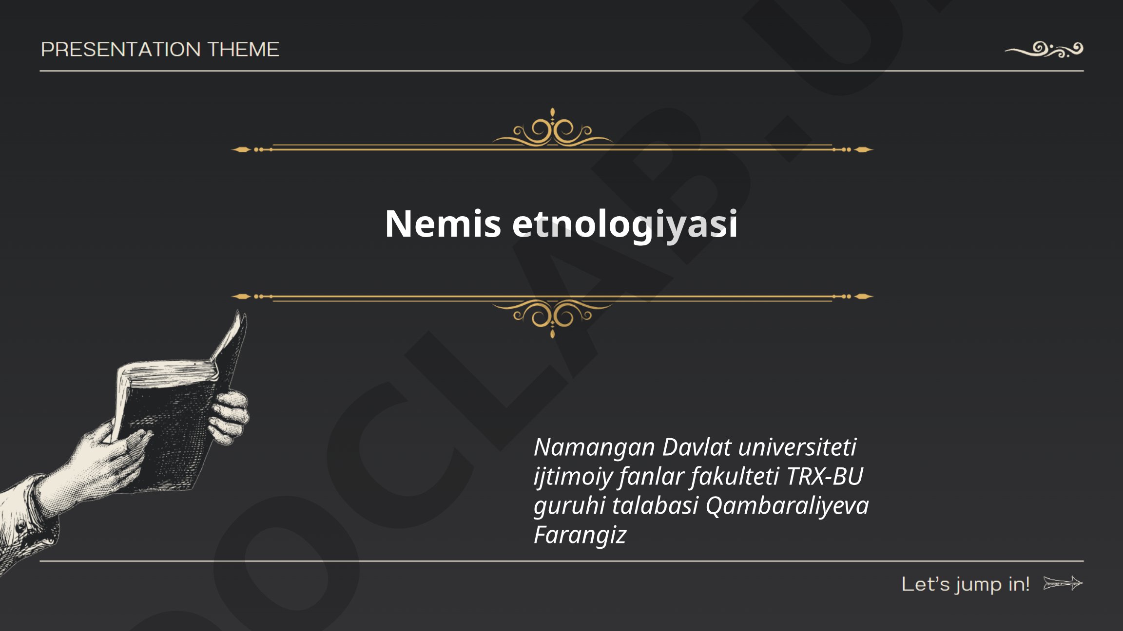 Nemis etnologiyasi