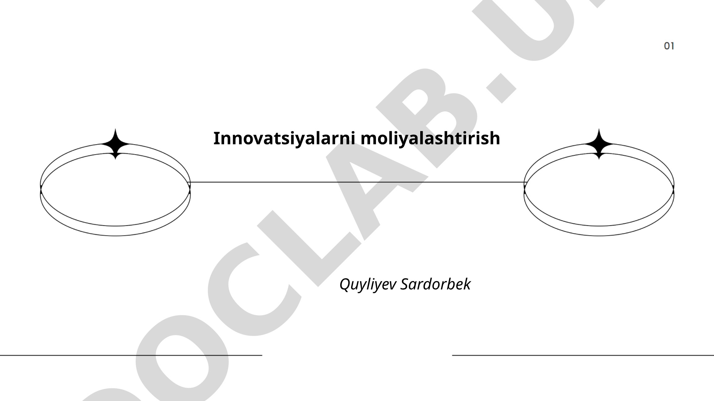Innovatsiyalarni moliyalashtirish