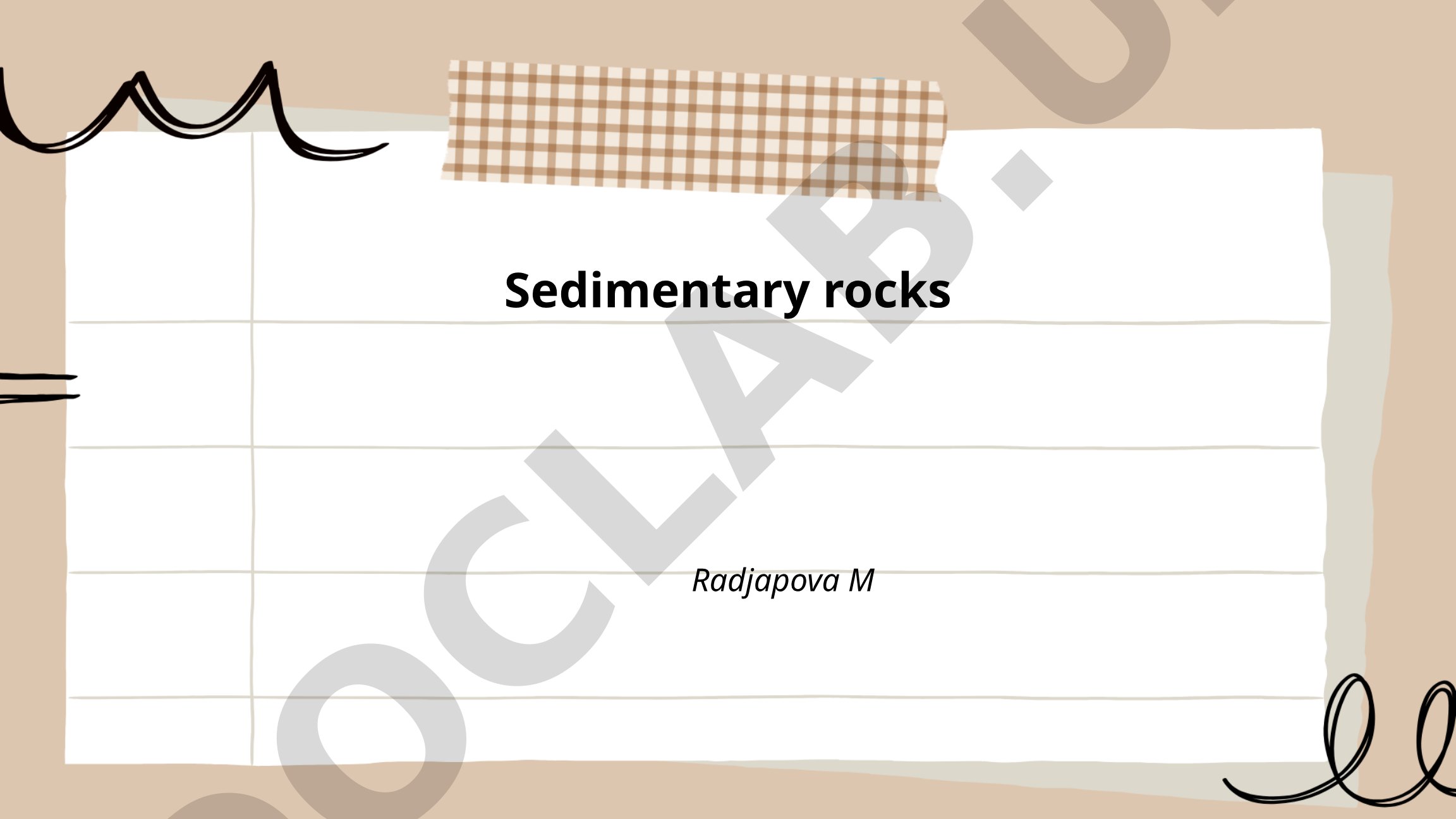 Sedimentary Rocks Formation and Types
