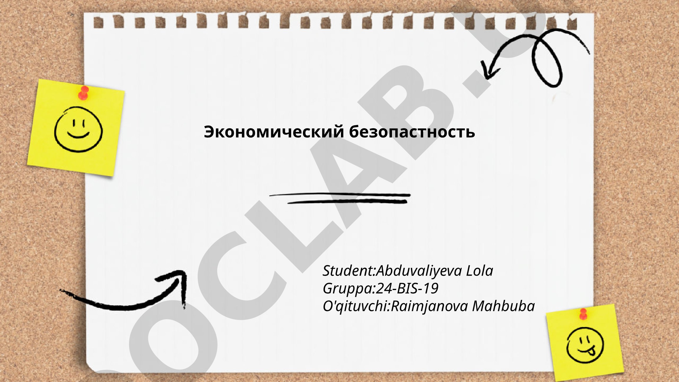 Экономическая безопасность