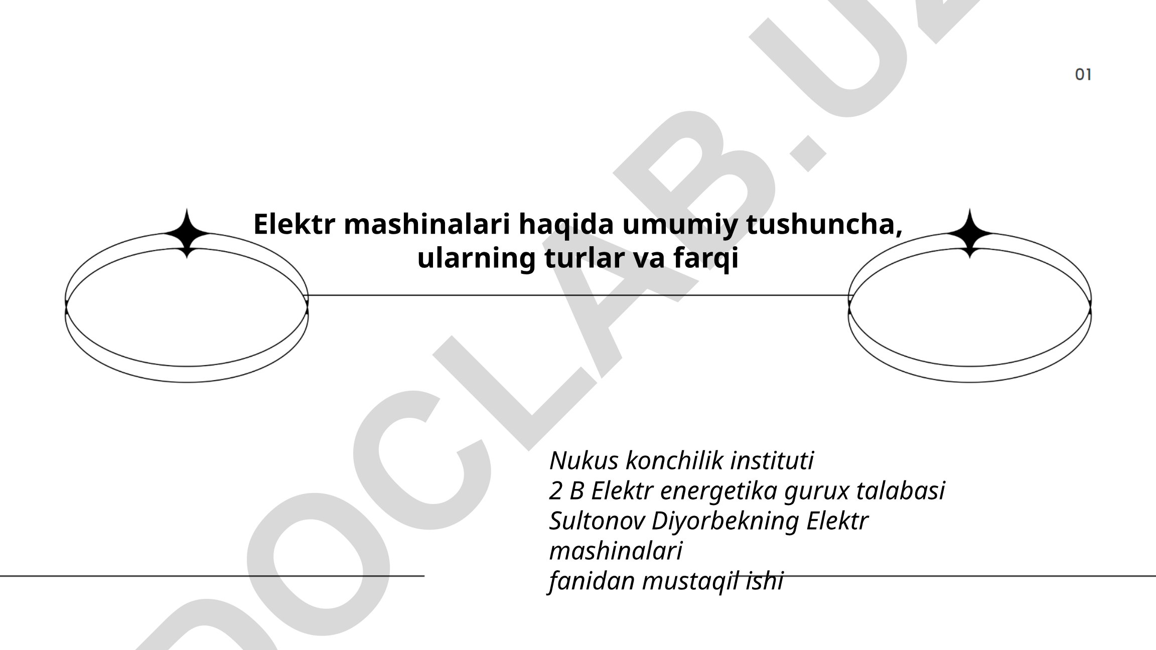 Elektr mashinalari haqida umumiy tushuncha, turlari va farqlari