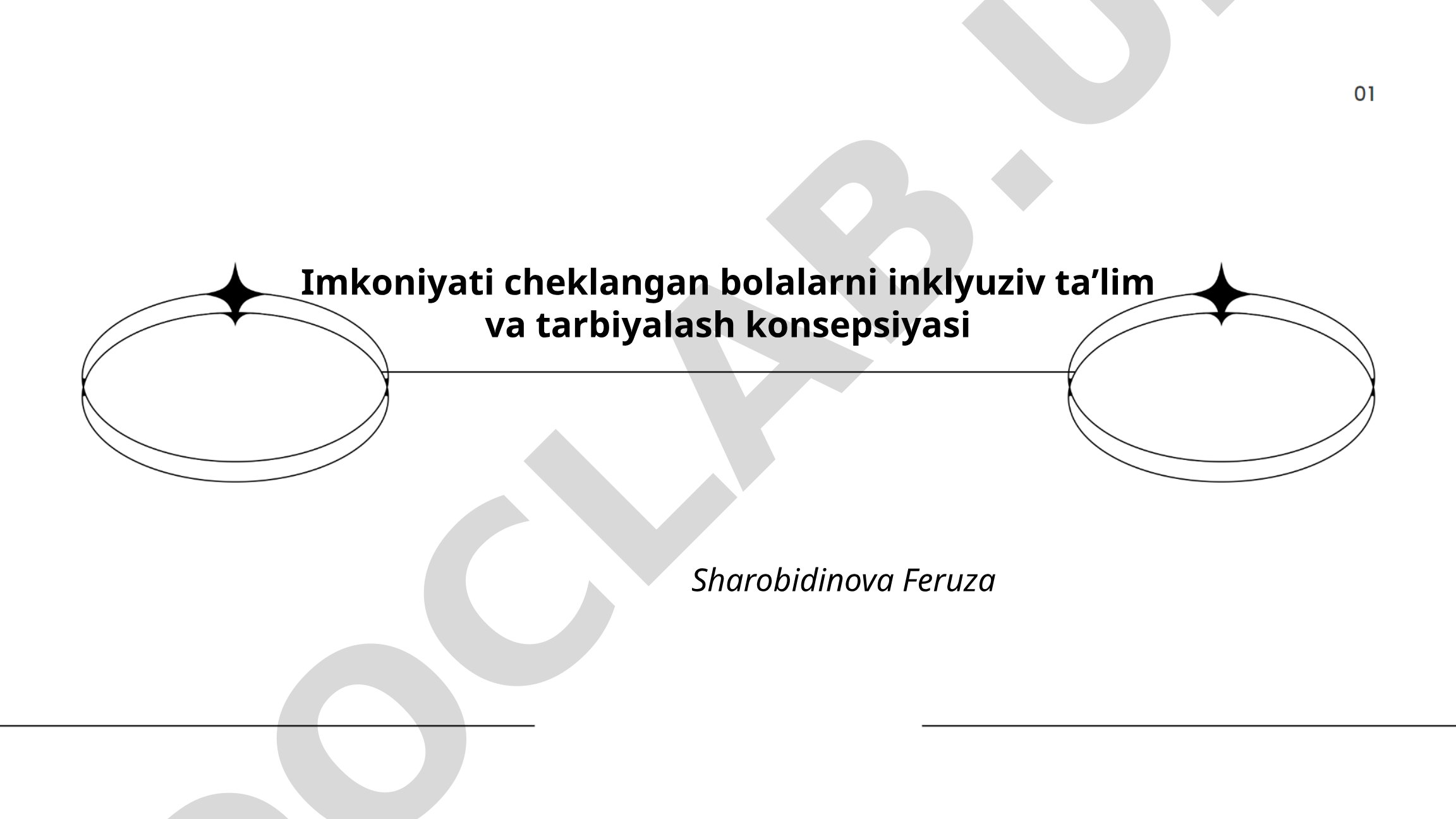 Imkoniyati cheklangan bolalarni inklyuziv taʼlim va tarbiyalash konsepsiyasi