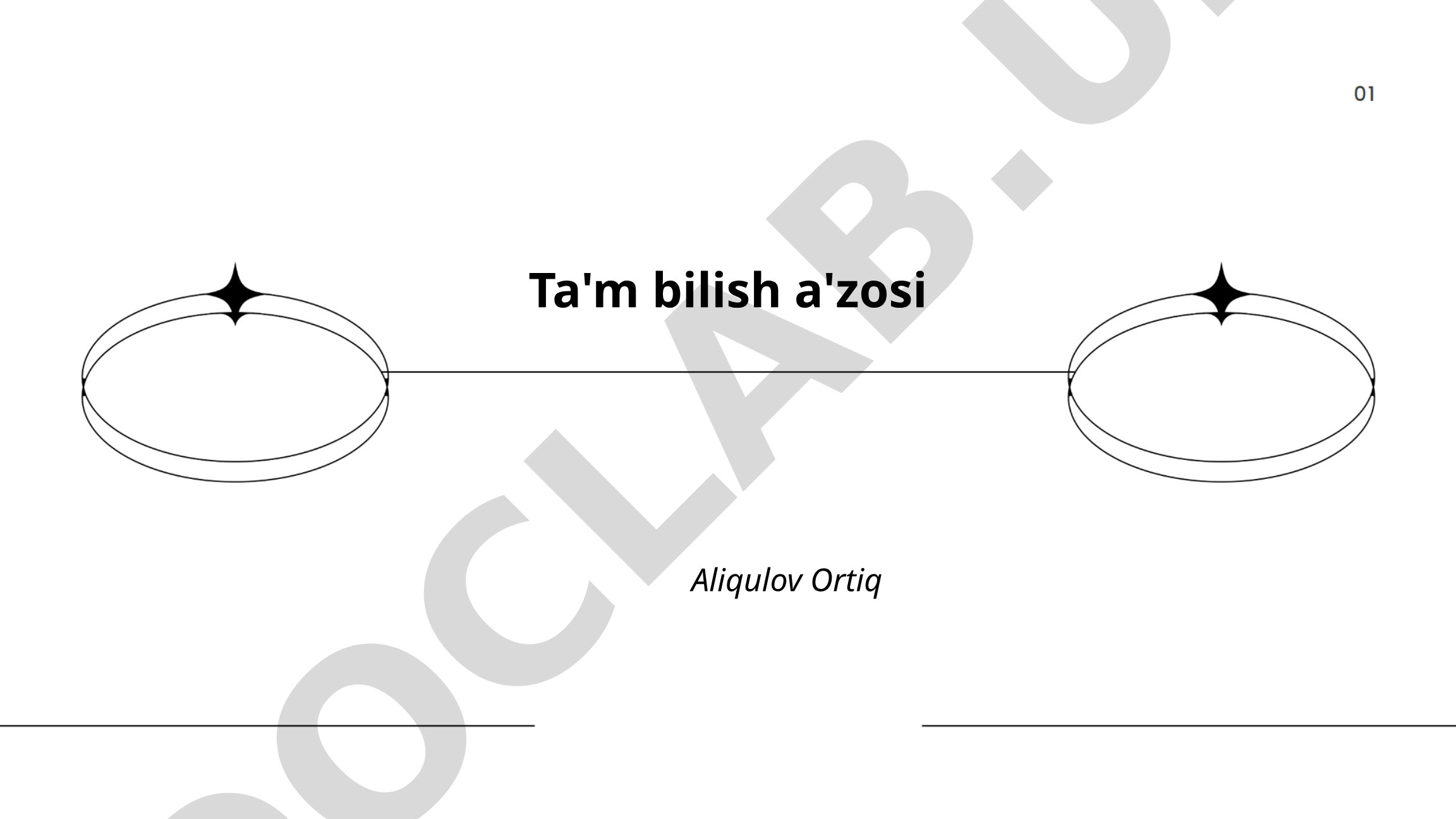 Ta'm bilish a'zolarining tuzilishi va qobiliyati