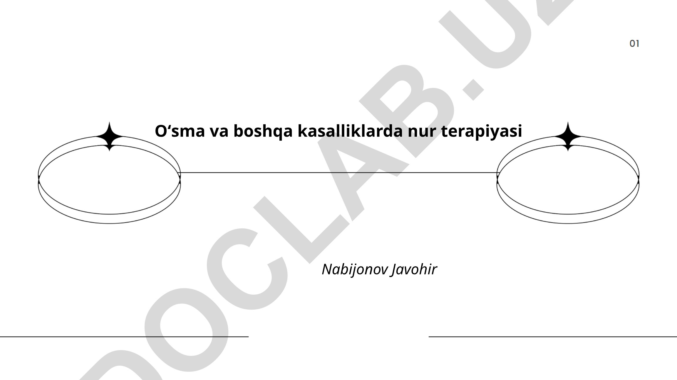 Oʻsma va boshqa kasalliklarda nur terapiyasi
