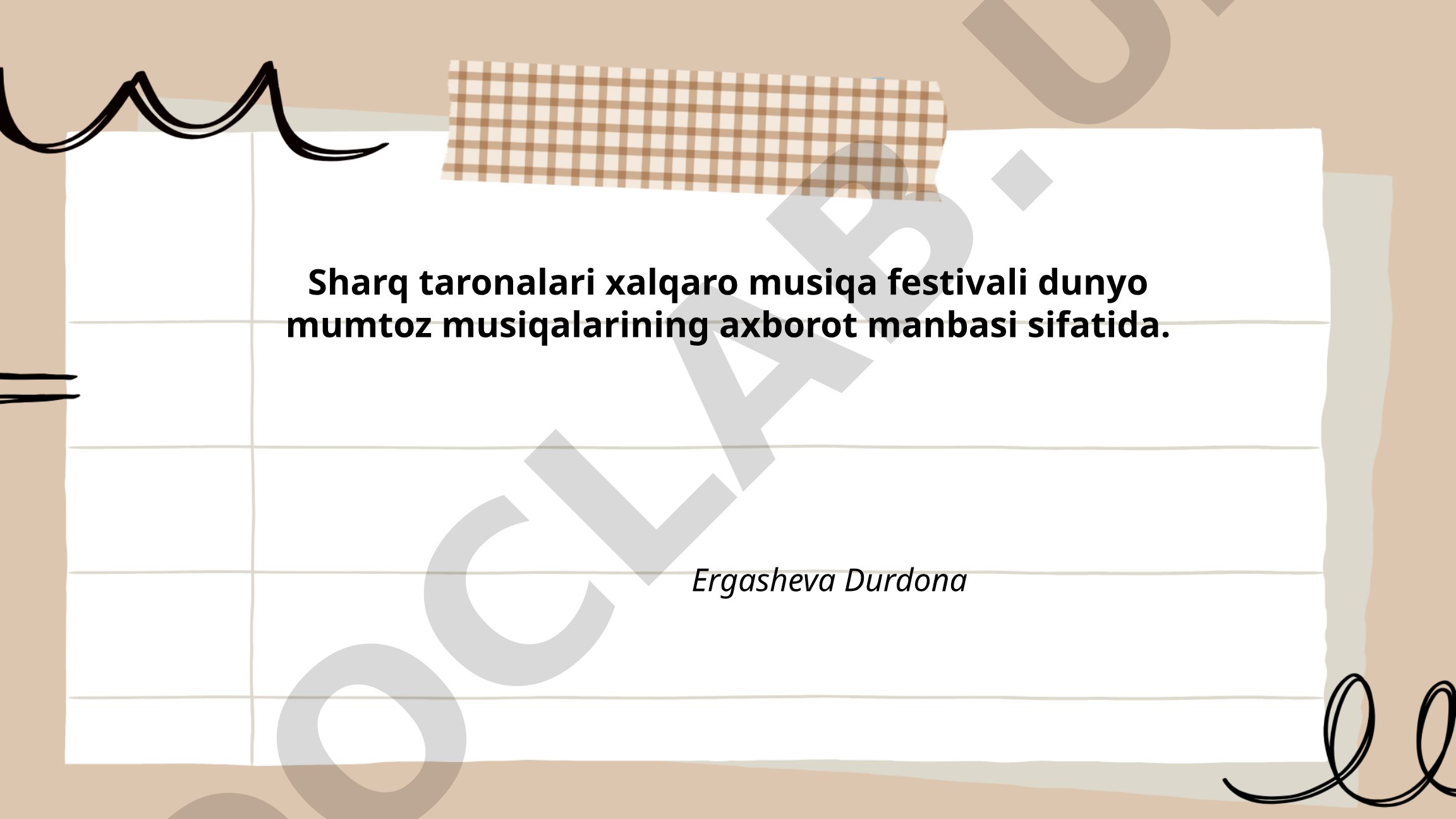 Sharq taronalari xalqaro musiqa festivali