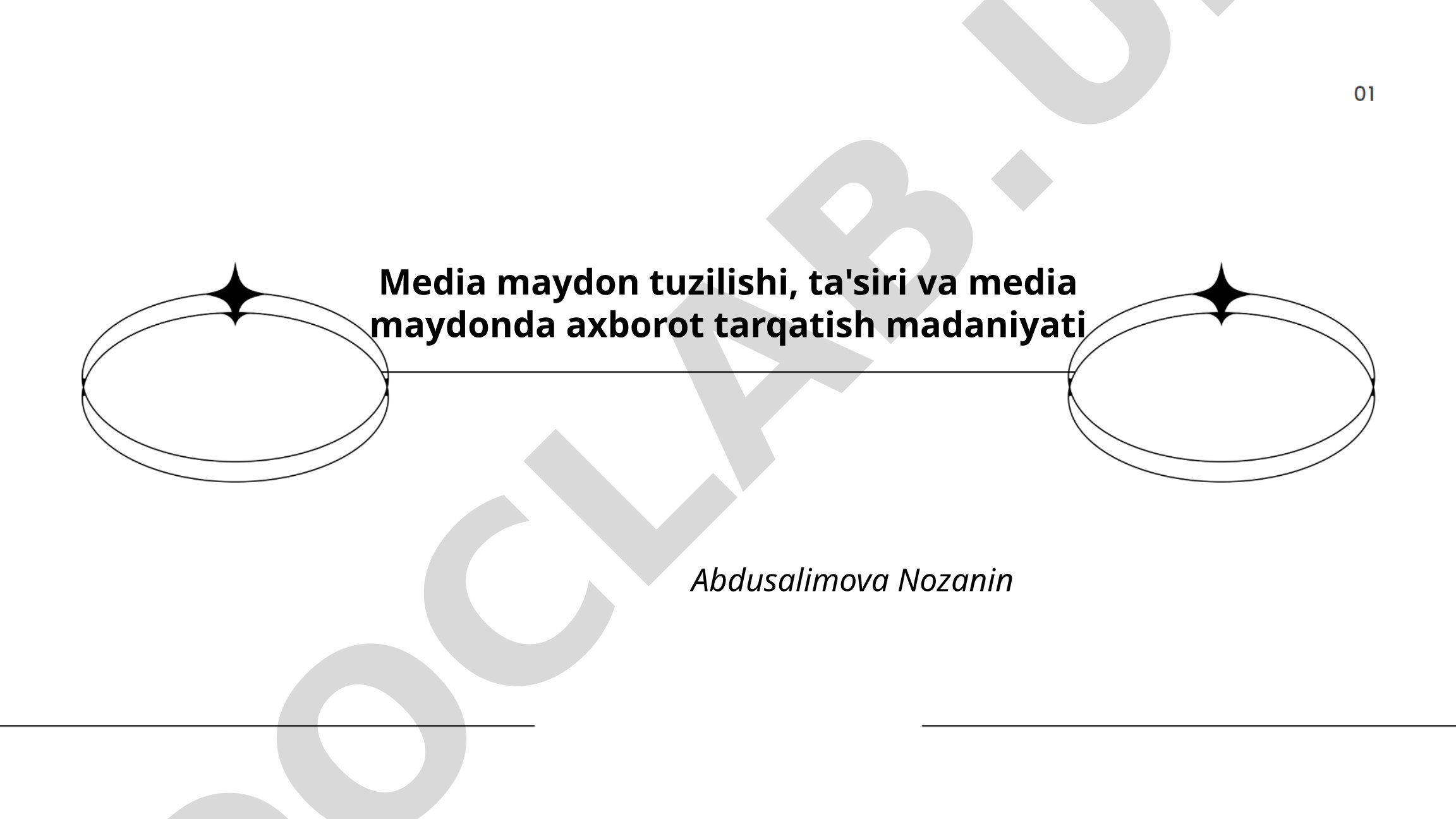 Media maydon tuzilishi, ta'siri va media maydonda axborot tarqatish madaniyati