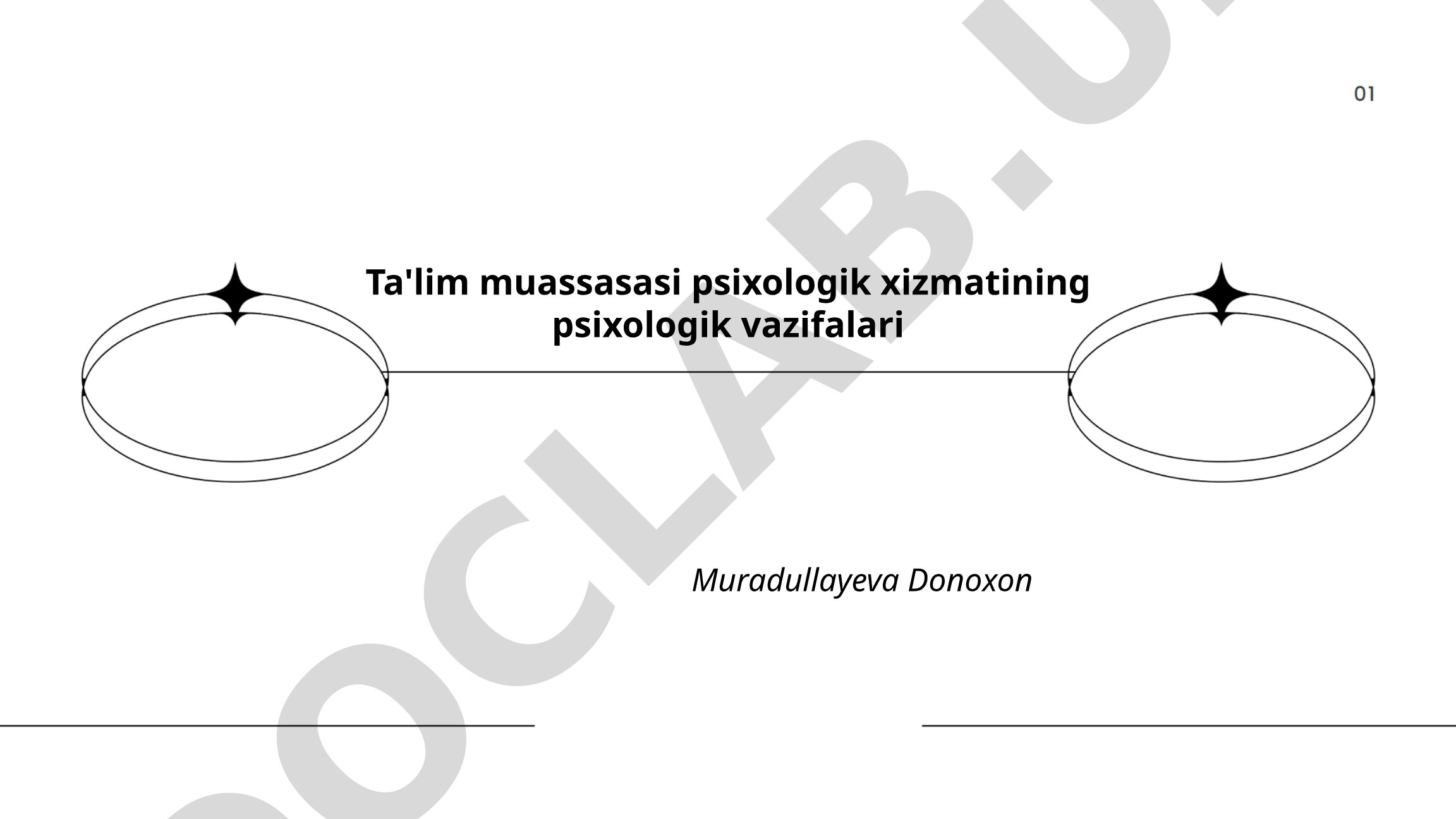 Ta'lim muassasasi psixologik xizmatining psixologik vazifalari