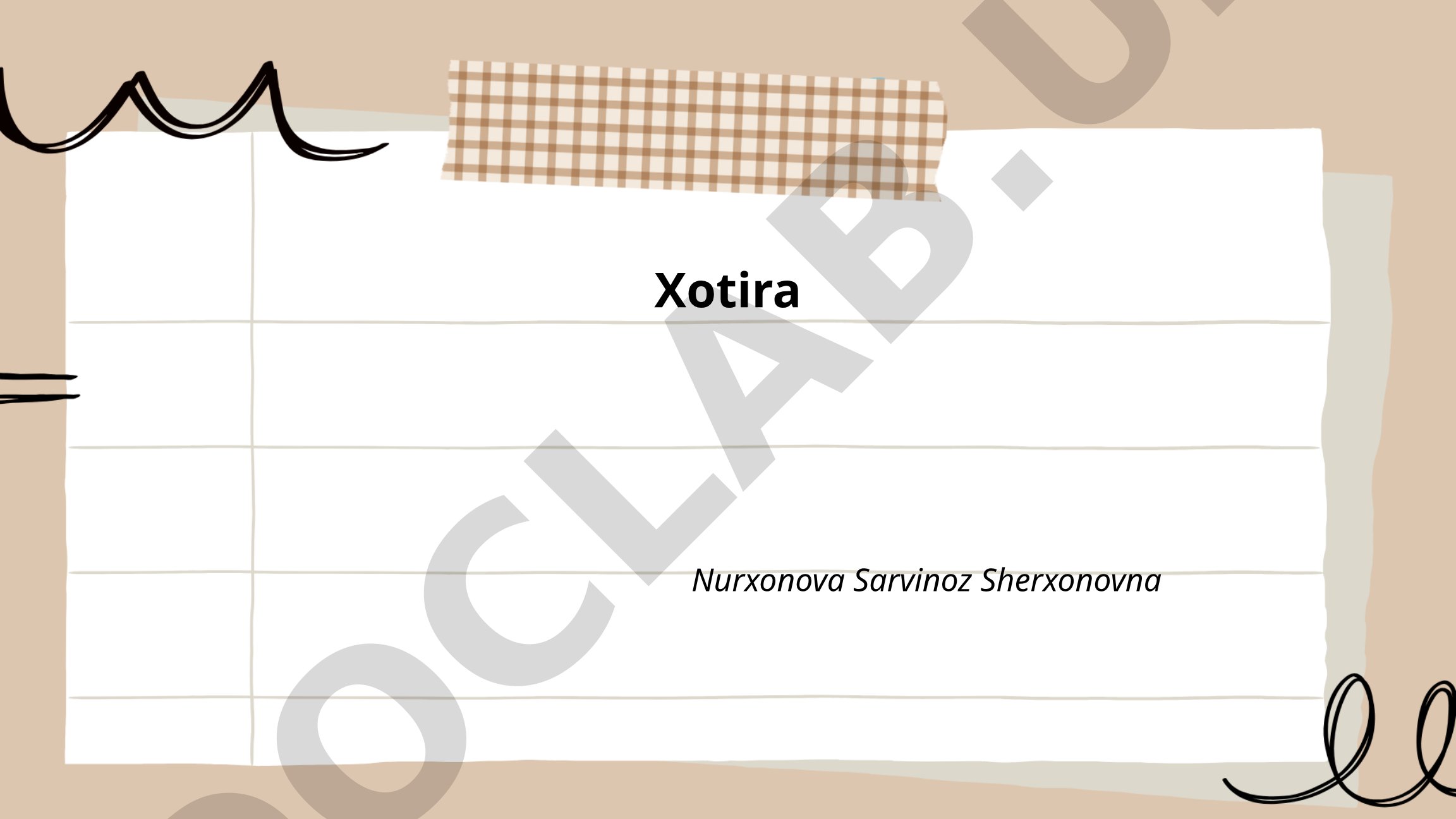 Xotira va tarix