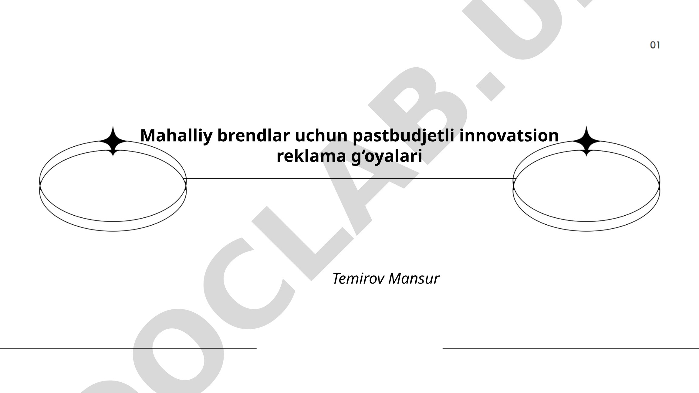Mahalliy brendlar uchun pastbudjetli innovatsion reklama g‘oyalari