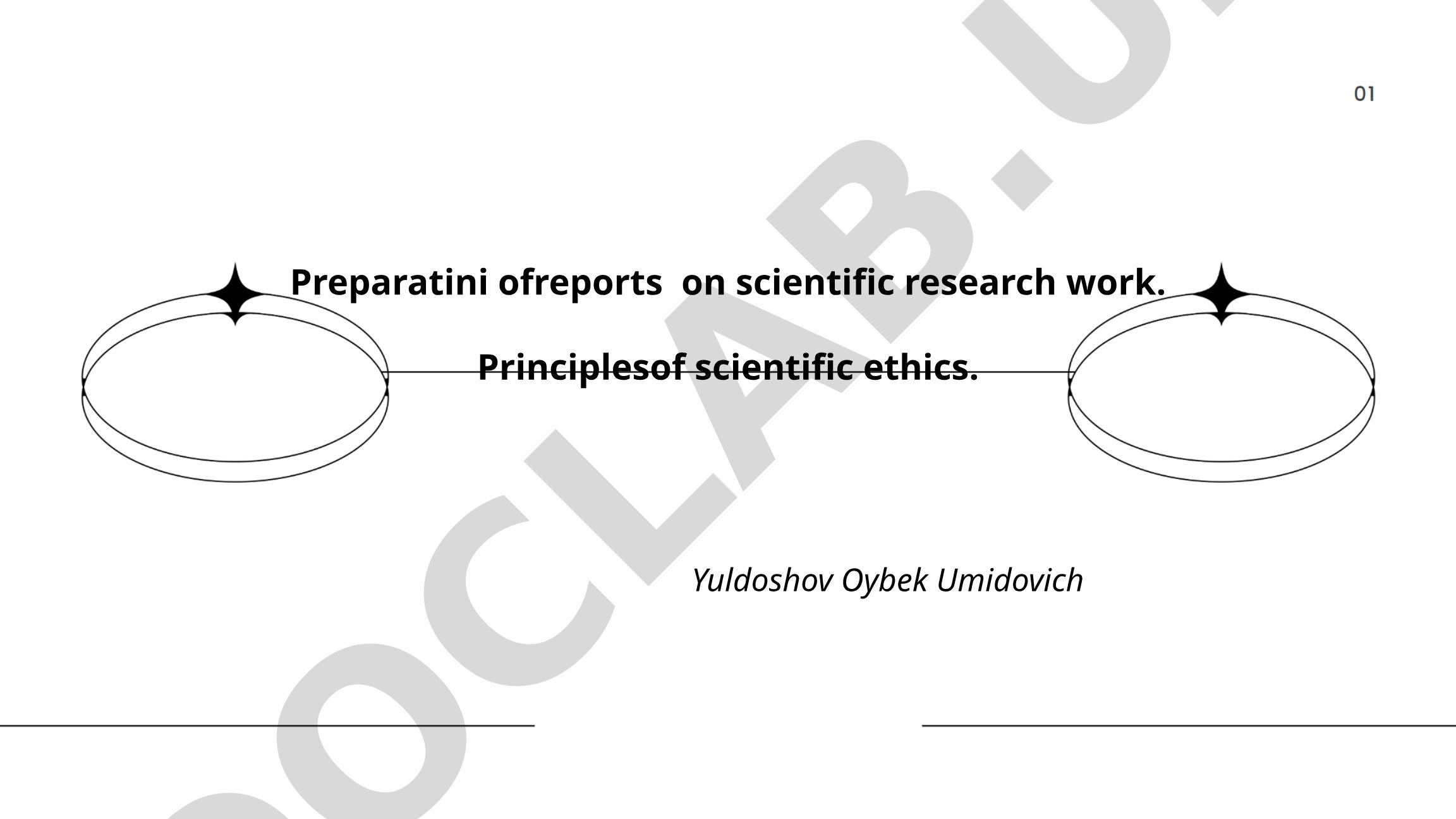 Principles of Scientific Ethics in Research