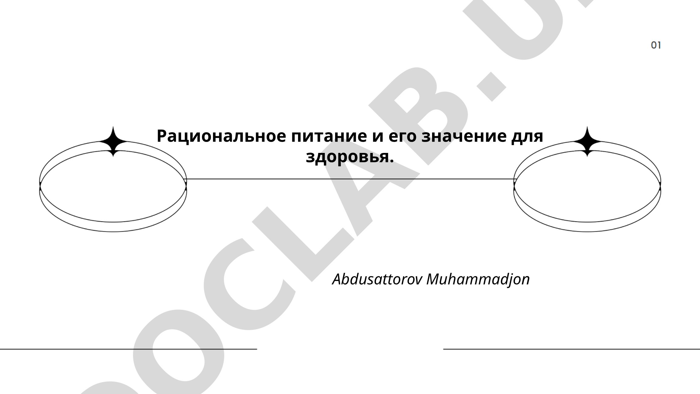 Рациональное питание и его значение для здоровья