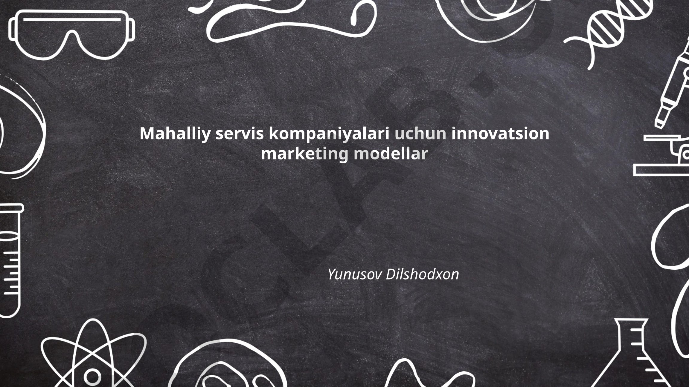 Mahalliy servis kompaniyalari uchun innovatsion marketing modellar