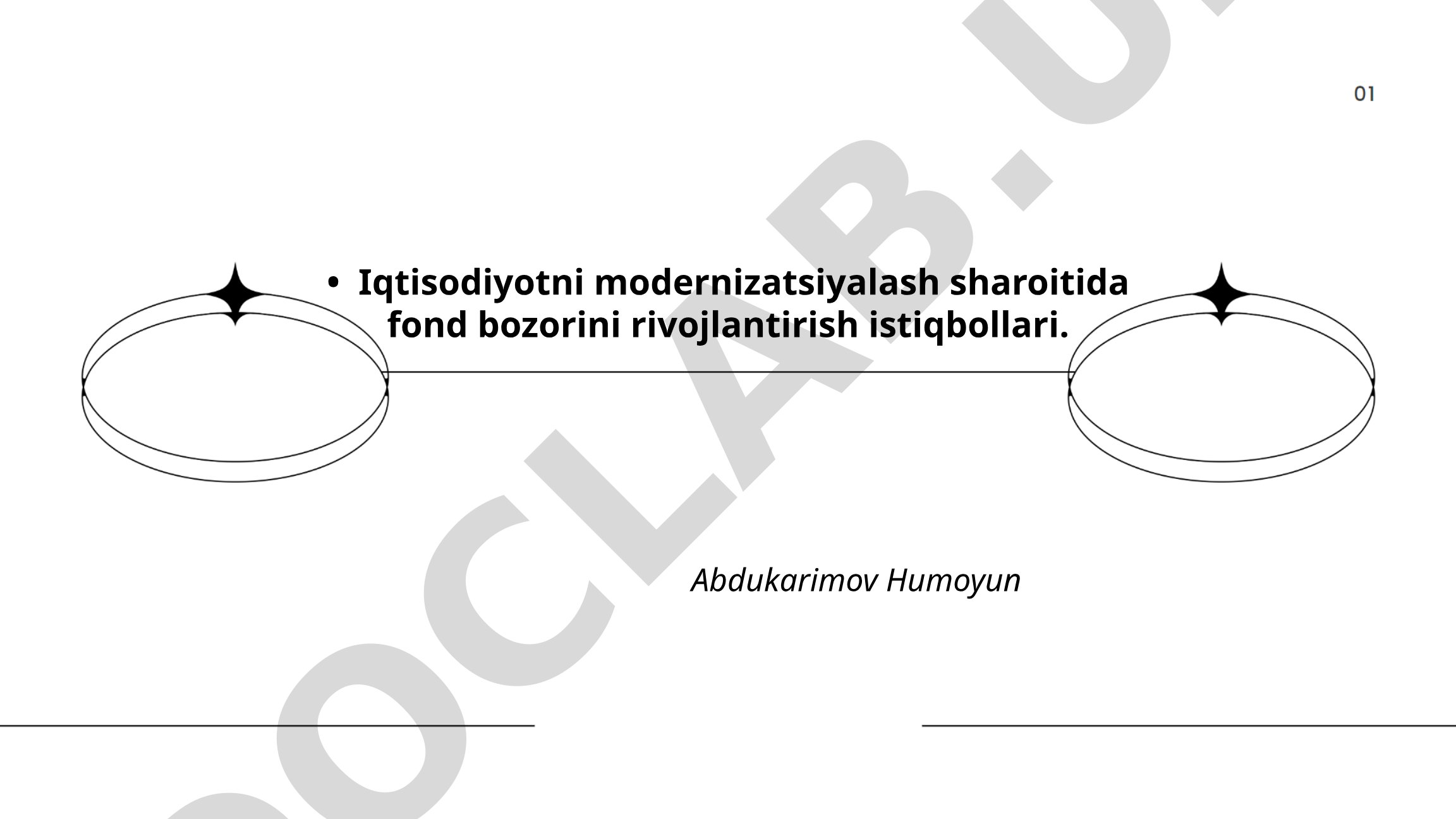 Iqtisodiyotni modernizatsiyalash sharoitida fond bozorini rivojlantirish istiqbollari