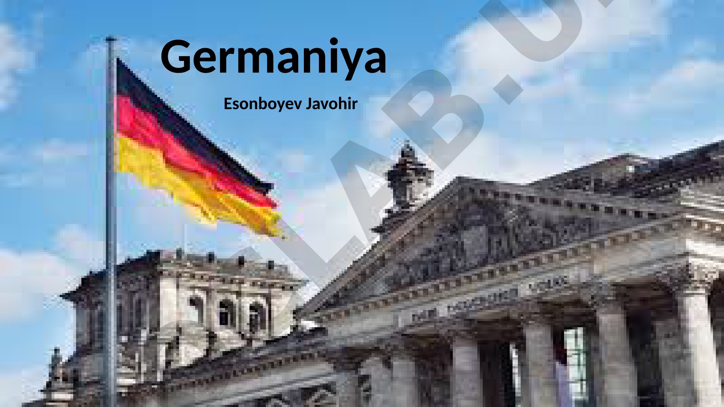 Germaniya iqtisodiyoti va valyuta siyosati
