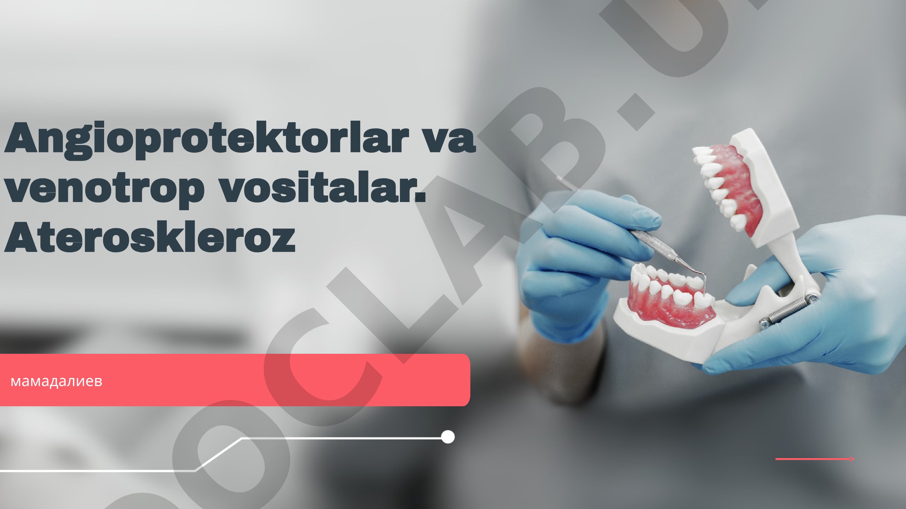 Angioprotektorlar va venotrop vositalar. Ateroskleroz