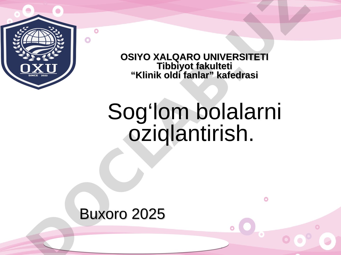 Sog‘lom bolalarni oziqlantirish