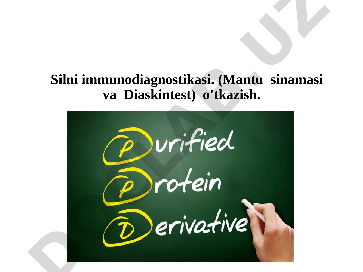 Sil immunodiagnostikasi: Mantu sinamasi va Diaskintest