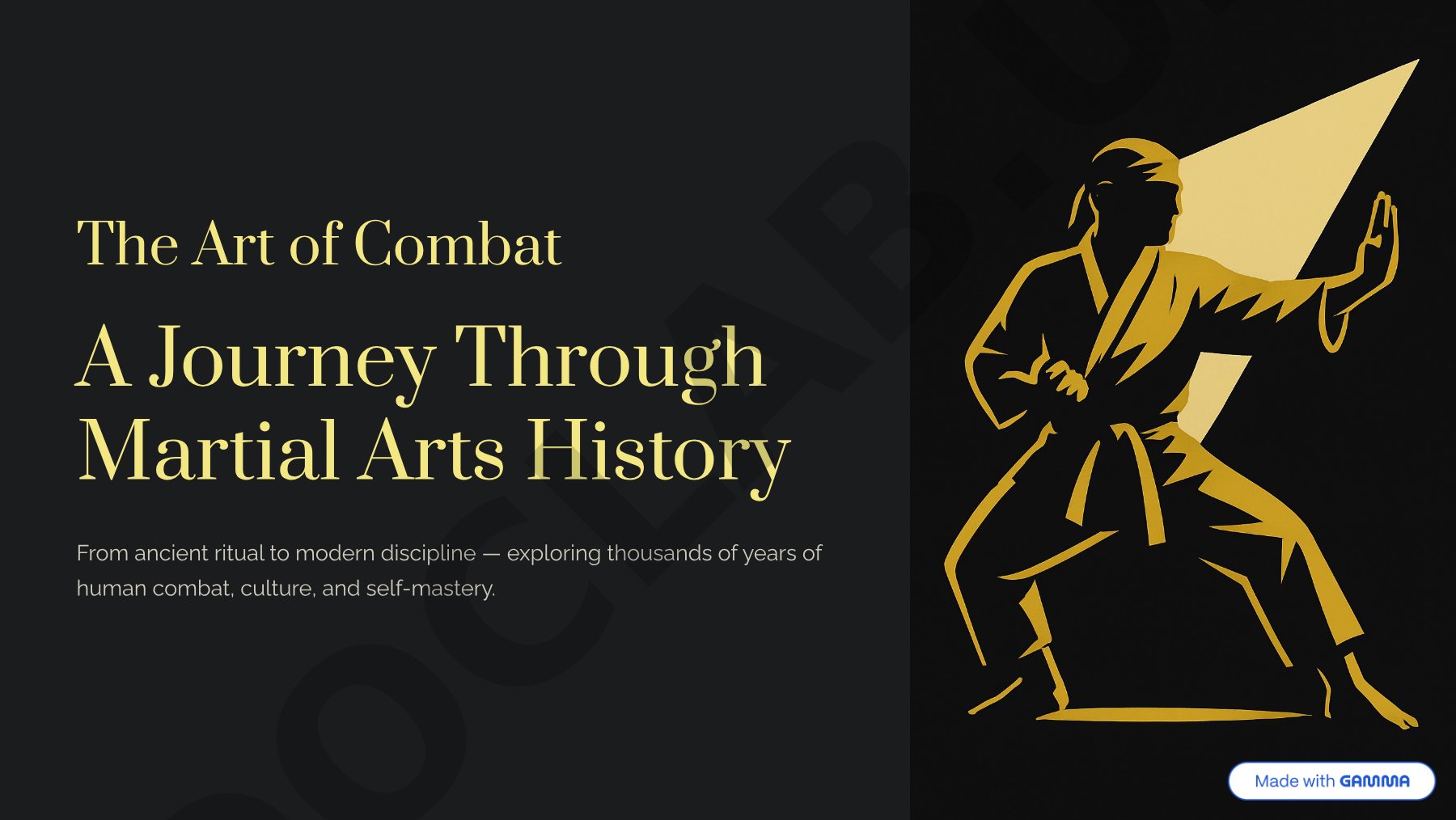 The Art of Combat: A Journey Through Martial Arts History
