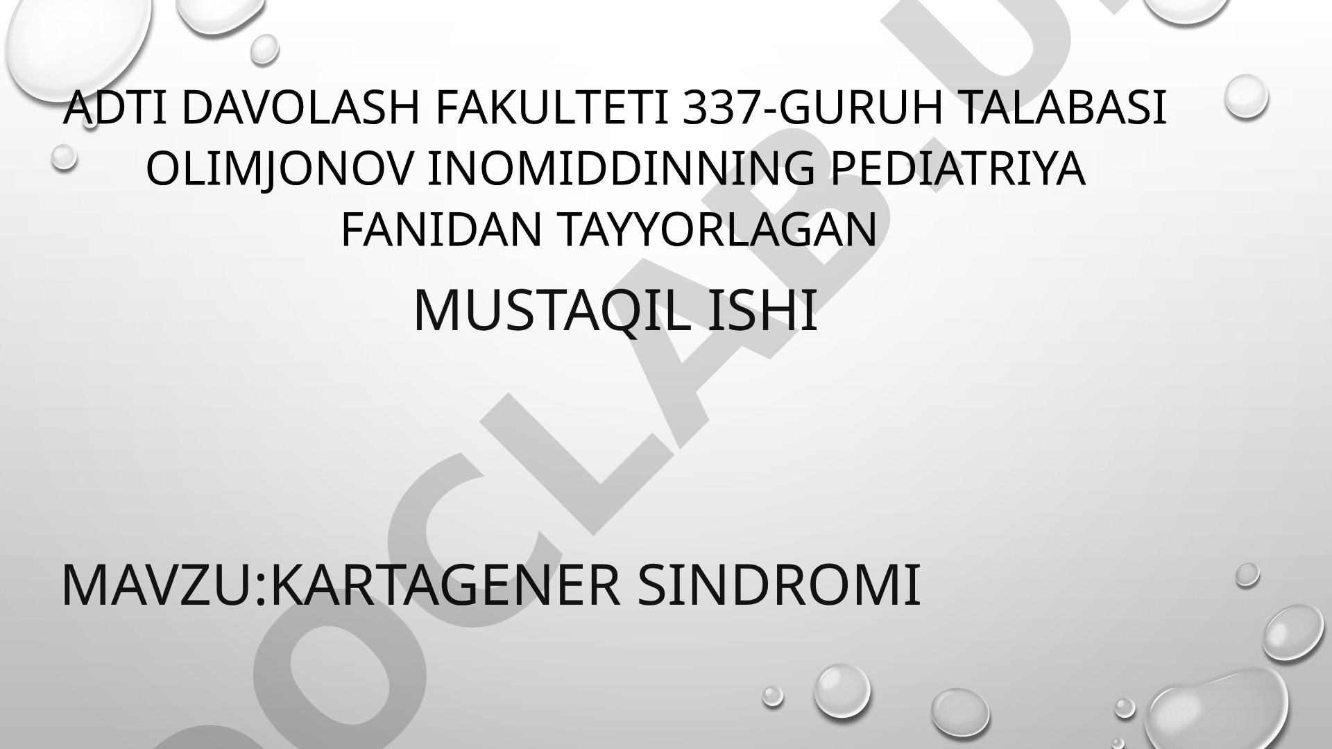 Kartagener sindromi