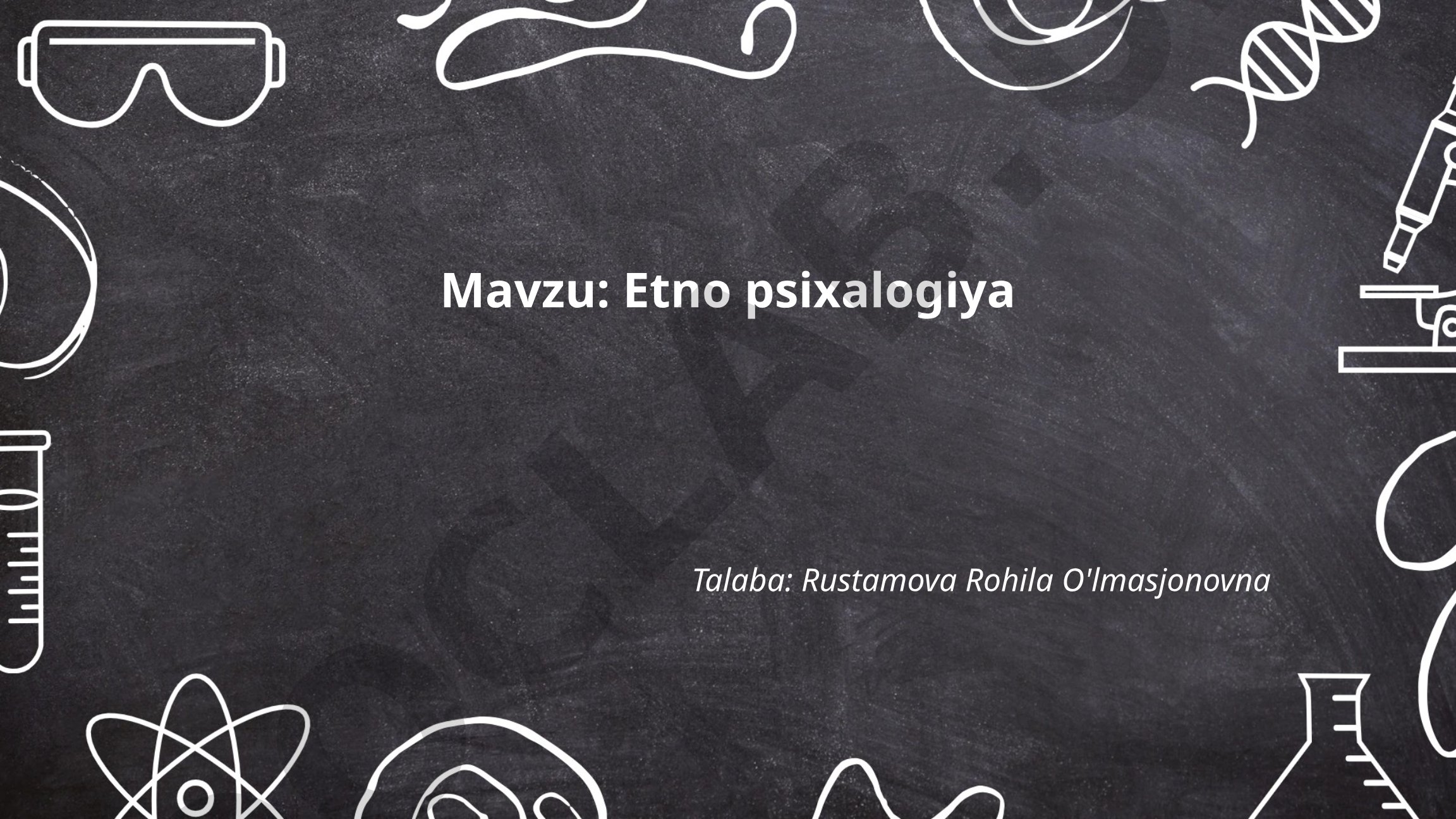 Etno psixalogiya