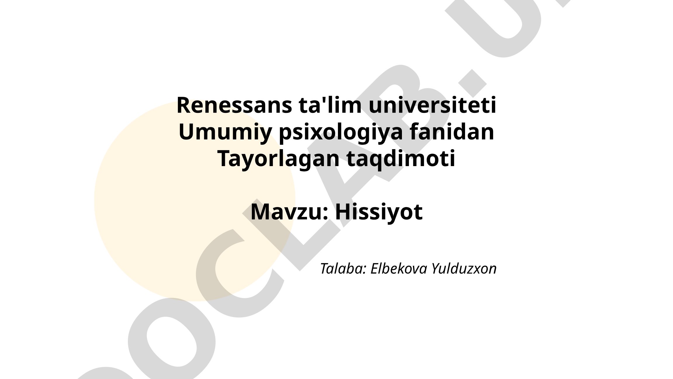 Hissiyot