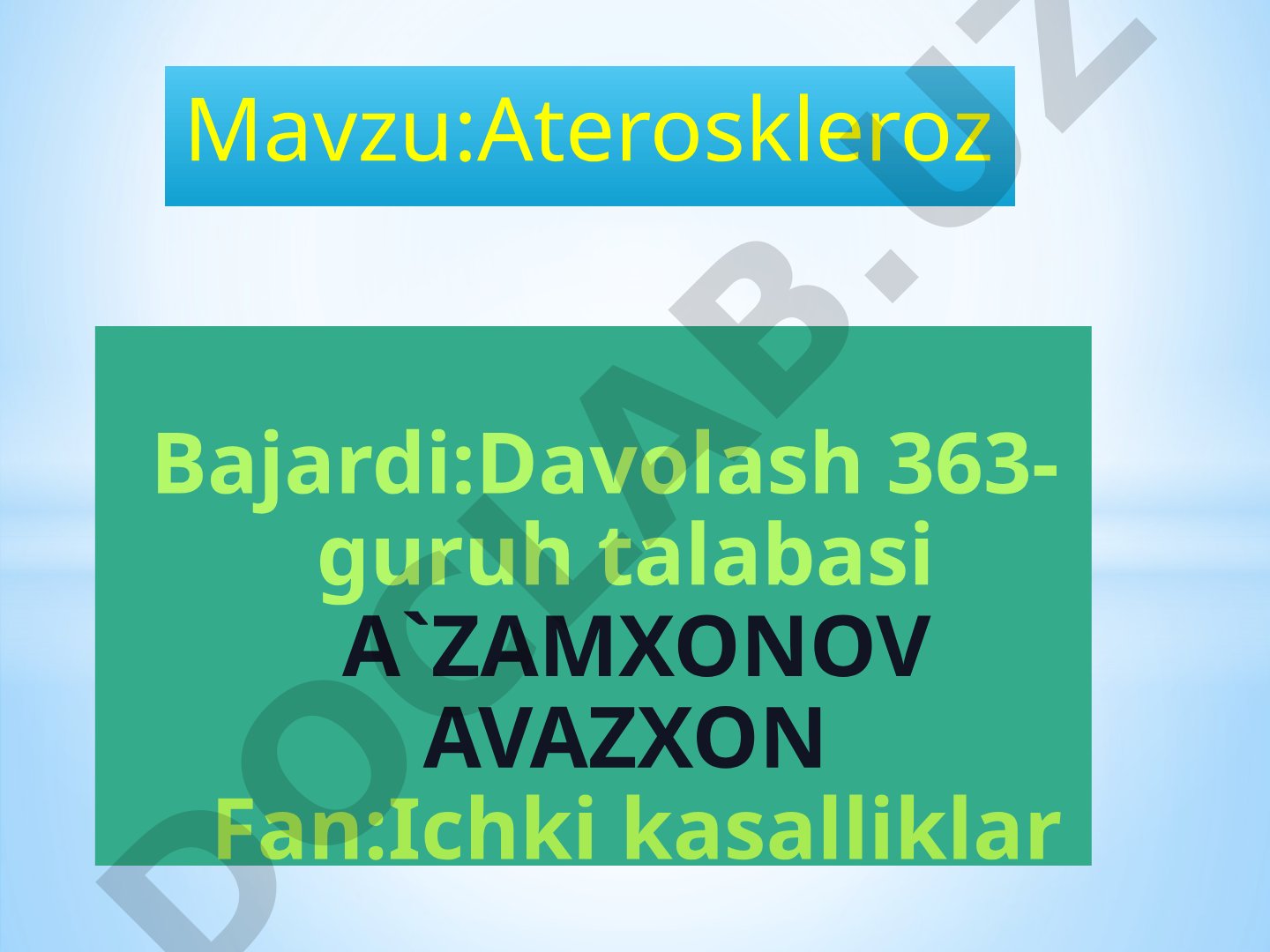 Ateroskleroz