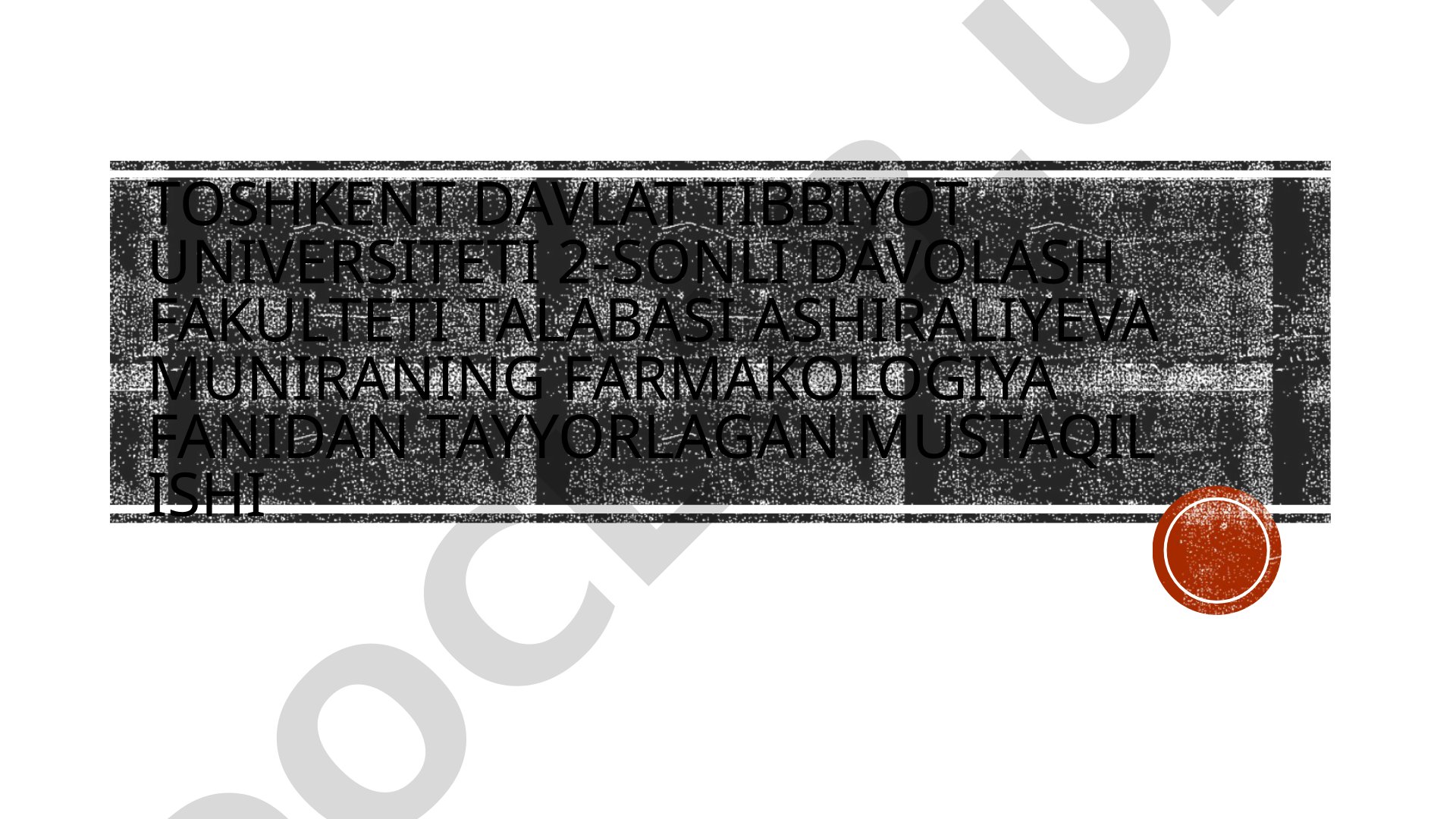 Kontrasepsiya vositalari. Probiotik va prebiotiklar