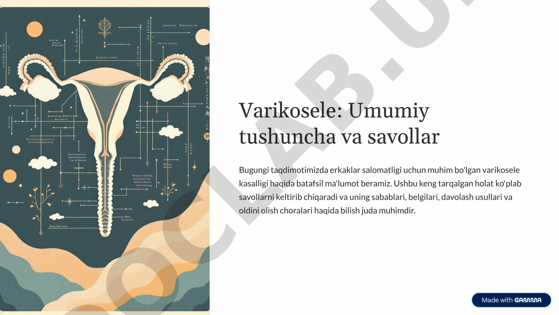 Varikosele: Umumiy tushuncha va savollar