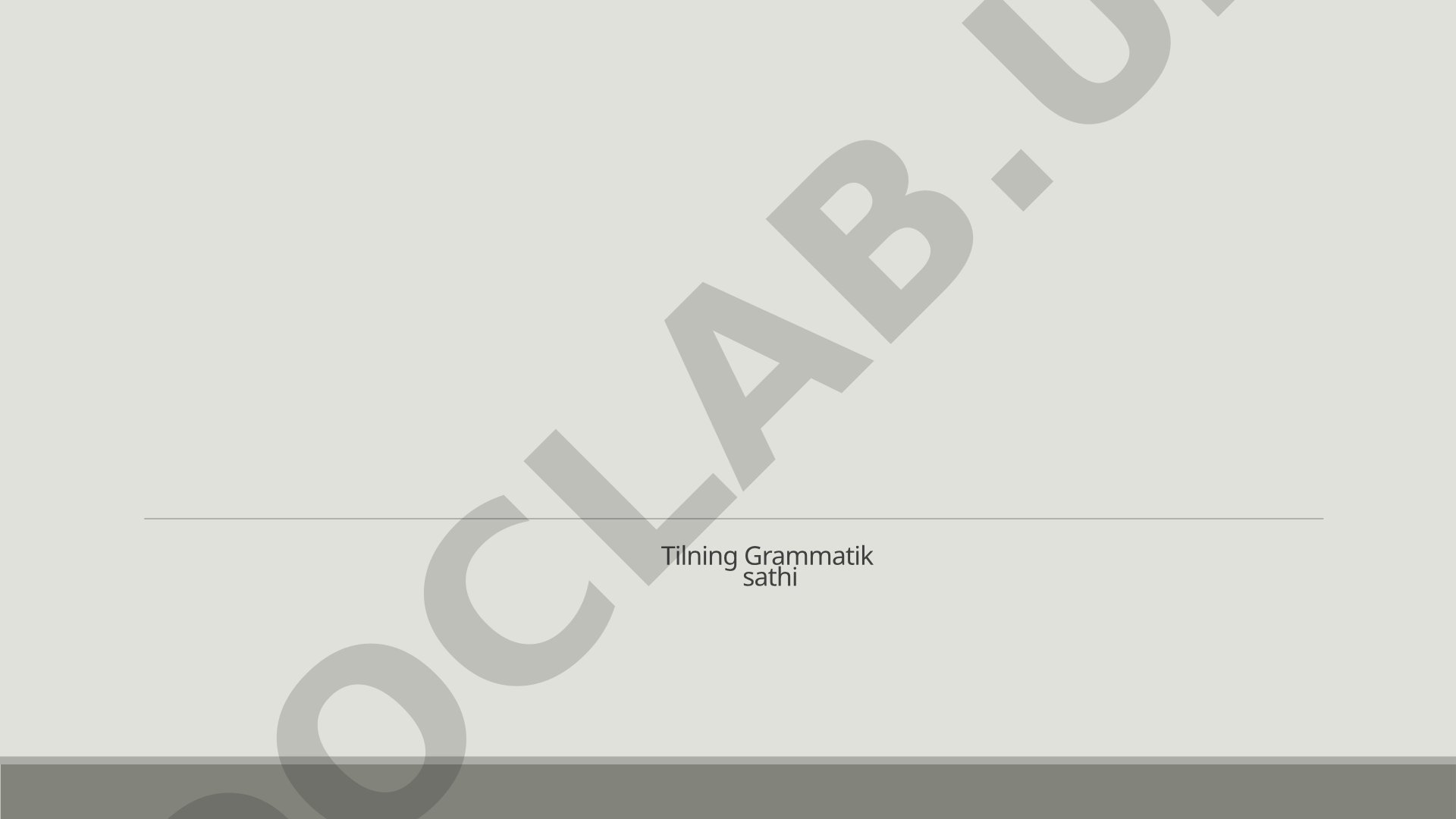 Tilning grammatik sathi va grammatik birliklar