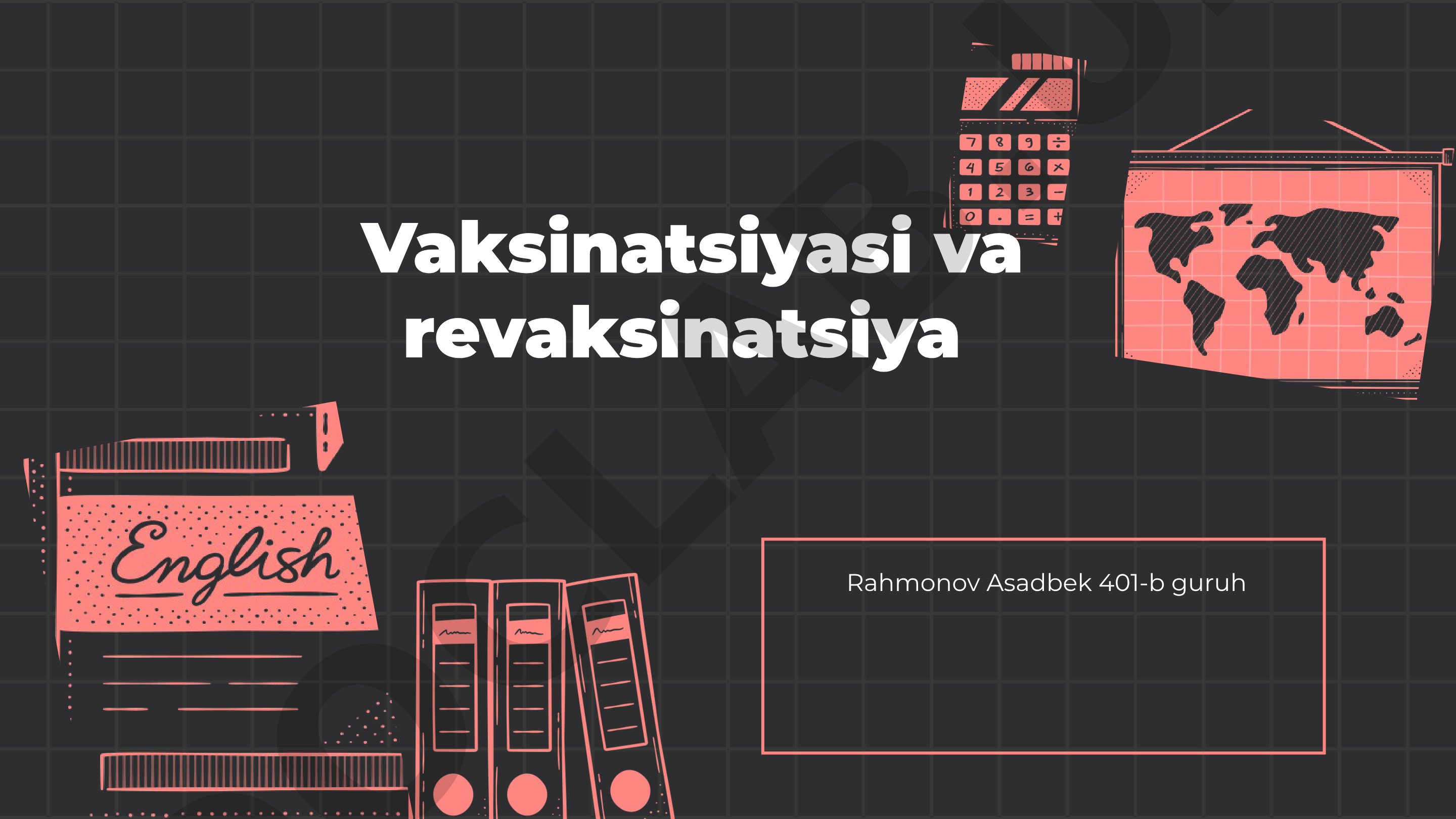 Tuberkulozga qarshi vaksinatsiya va revaksinatsiya