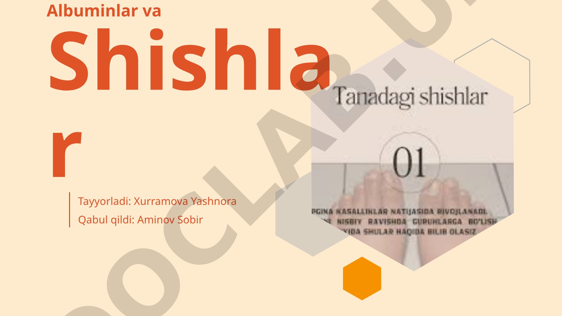 Albuminlar va Shishlar