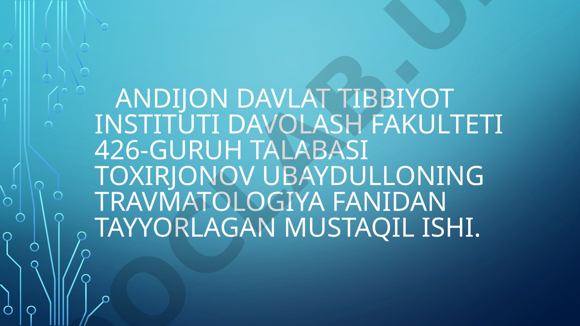 Gematogen osteomiyelit