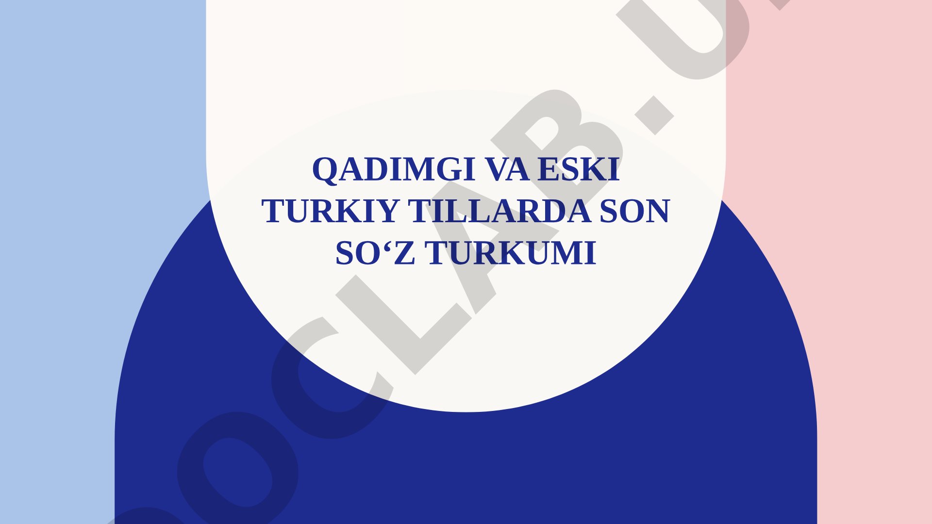 Qadimgi va eski turkiy tillarda son so‘z turkumi
