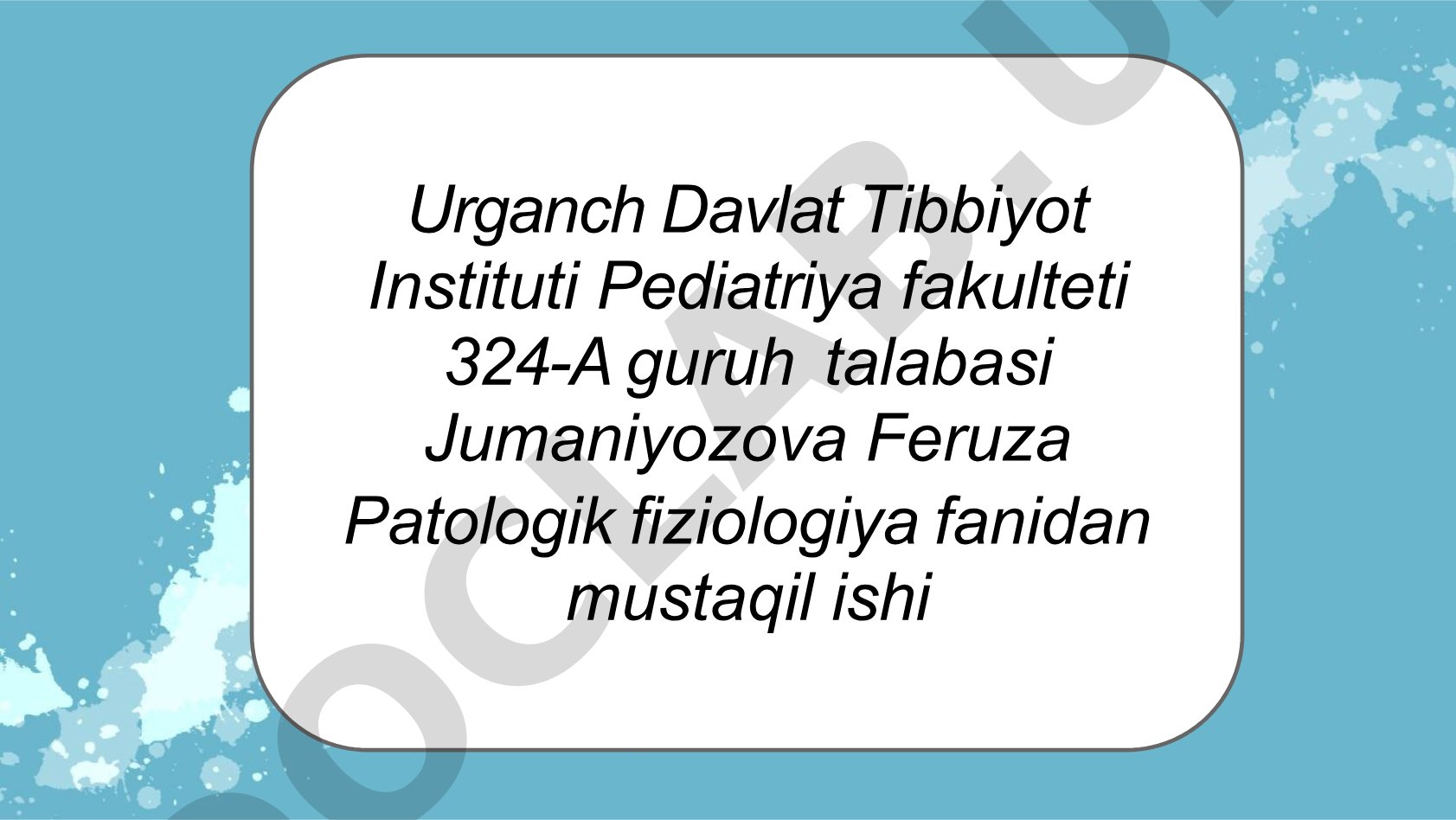 Organizmning antiblastom rezistentligi. Onkoviruslar, ularning tarqalish yo'llari, o'sma hosil qiluvchi ta'siri. Kanserogenez, unda hujayra onkogenlarining ahamiyati