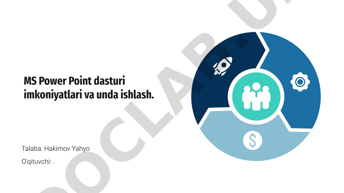 MS PowerPoint dasturi imkoniyatlari va unda ishlash