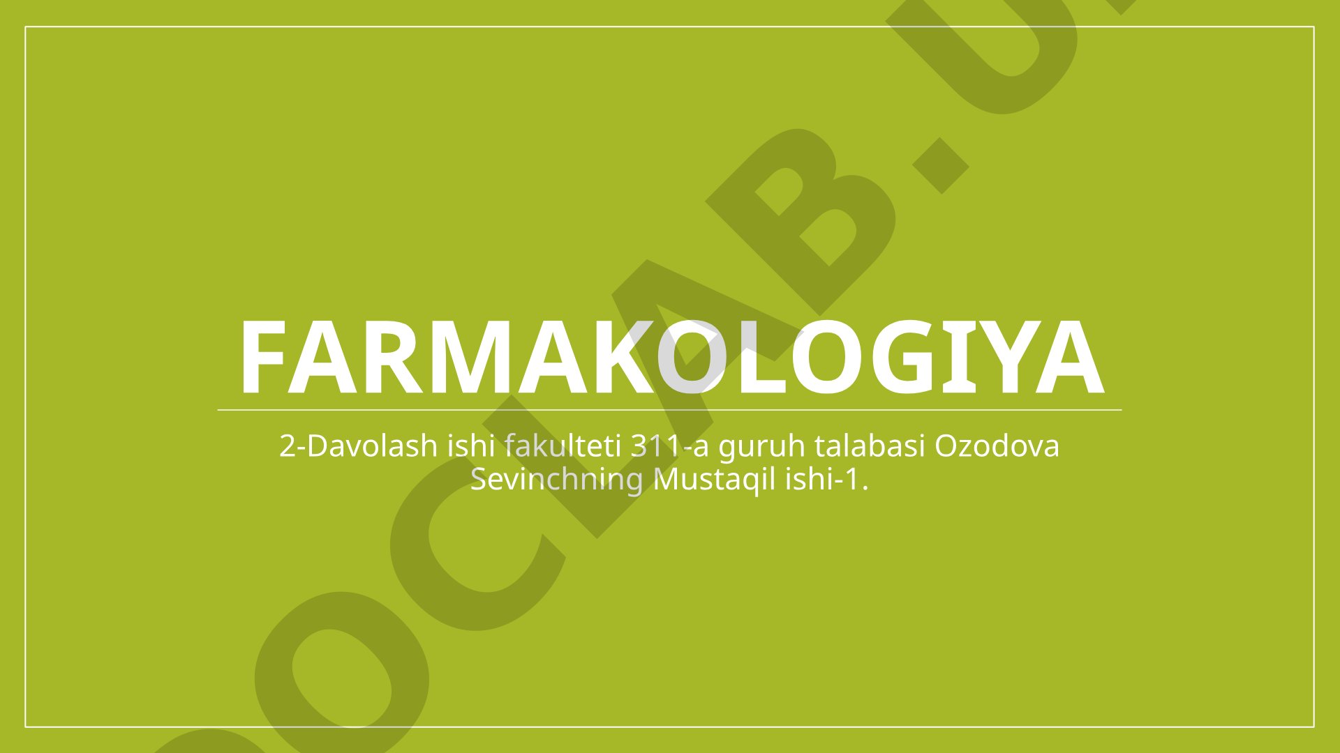 Kardioprotektor va metotrop vositalar