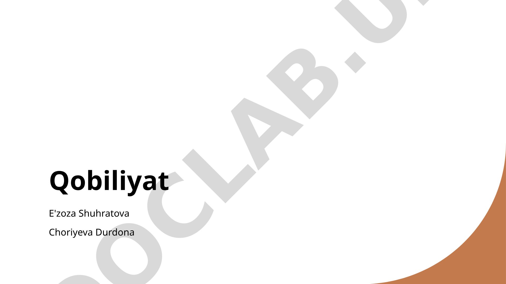 Qobiliyat va uning shaxsiy va professional rivojlanishga ta'siri