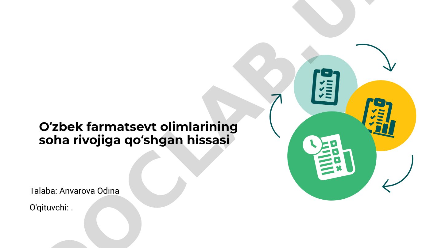 O‘zbek farmatsevt olimlarining soha rivojiga qo‘shgan hissasi