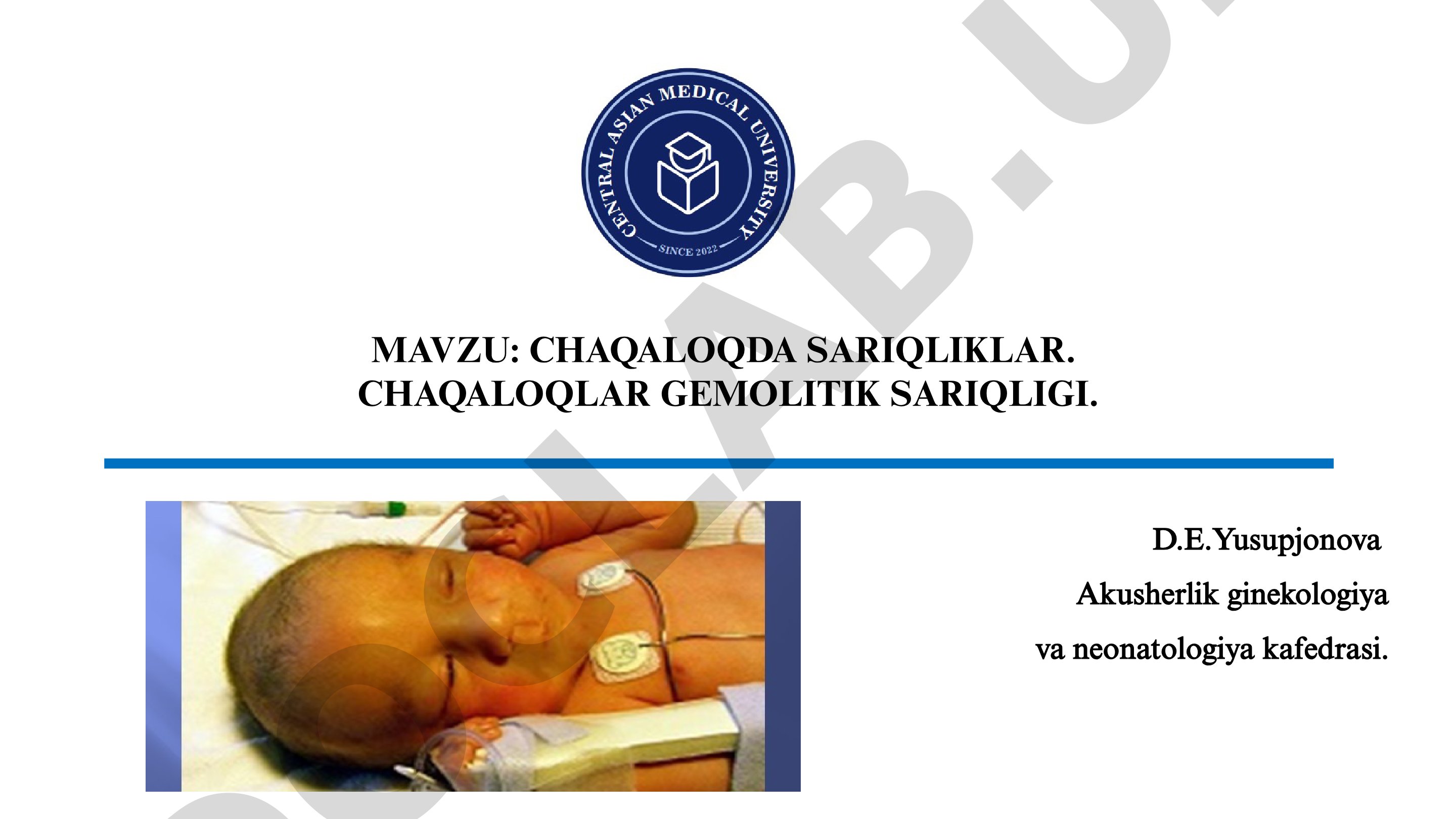 Chaqaloqda sariqliklar. Chaqaloqlar gemolitik sariqligi
