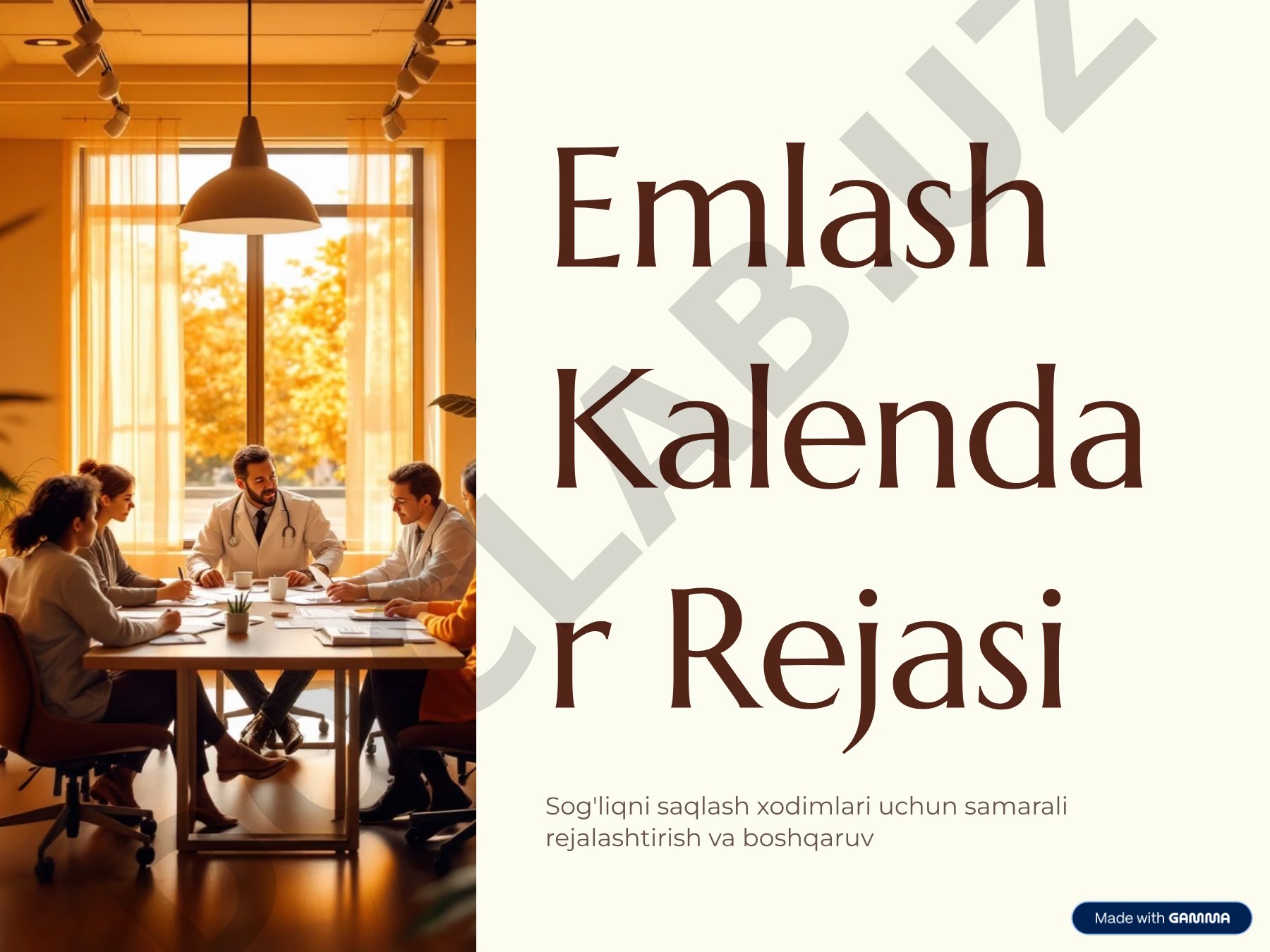 Emlash Kalendar Rejasi