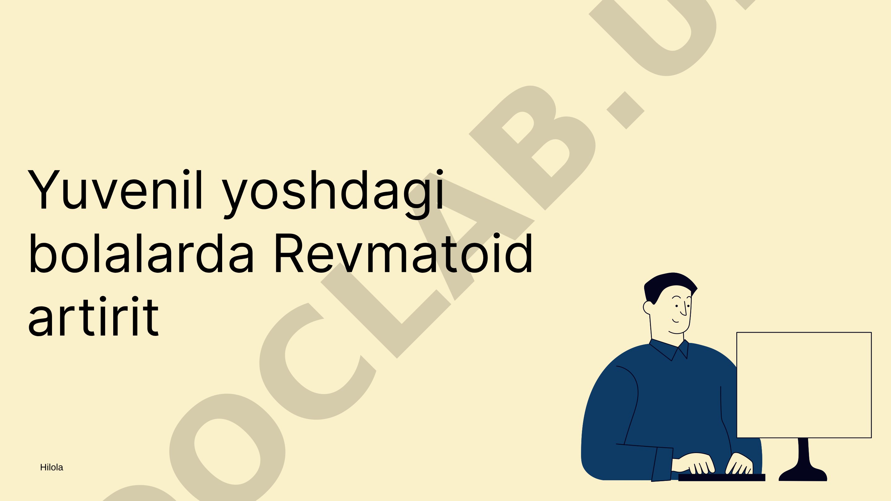 Yuvenil revmatoid artrit: belgilari, tashxisi va davolash