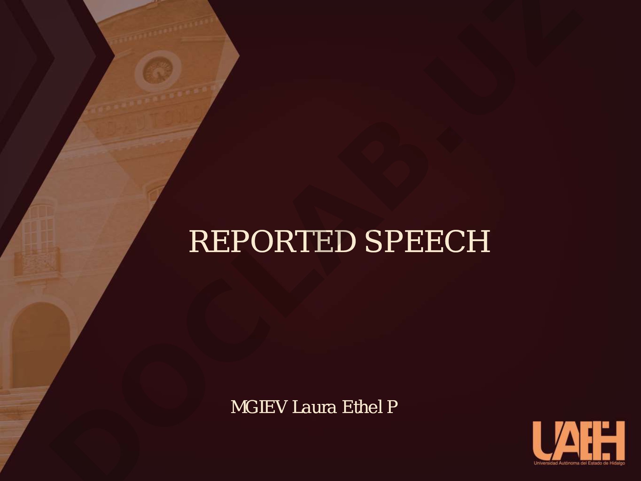 Reported speech va Direct speech foydalanishi