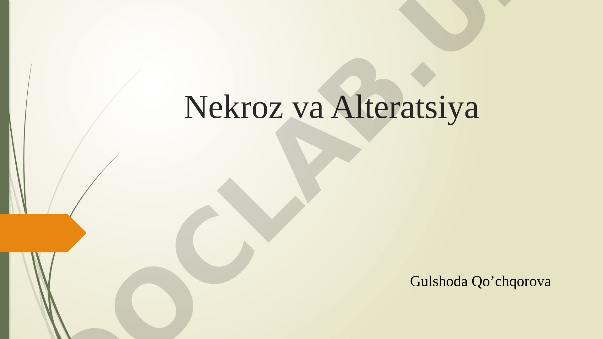 Nekroz va Alteratsiya
