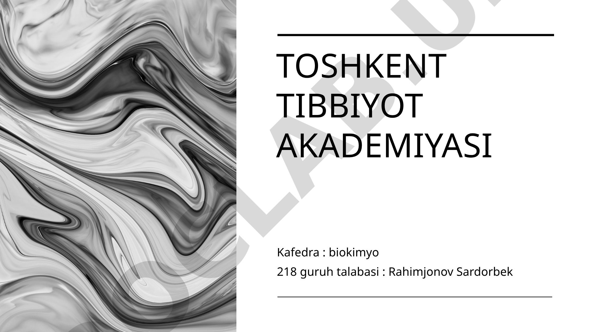 Zamburuglar va viruslarga qarshi ishlatiluvchi antibiotiklar - interferon - antiviral preparatlar - amfoteritsin B va flutsetozin - flukonazol