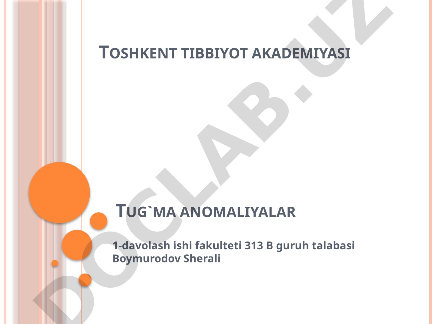 Tug'ma anomaliyalar